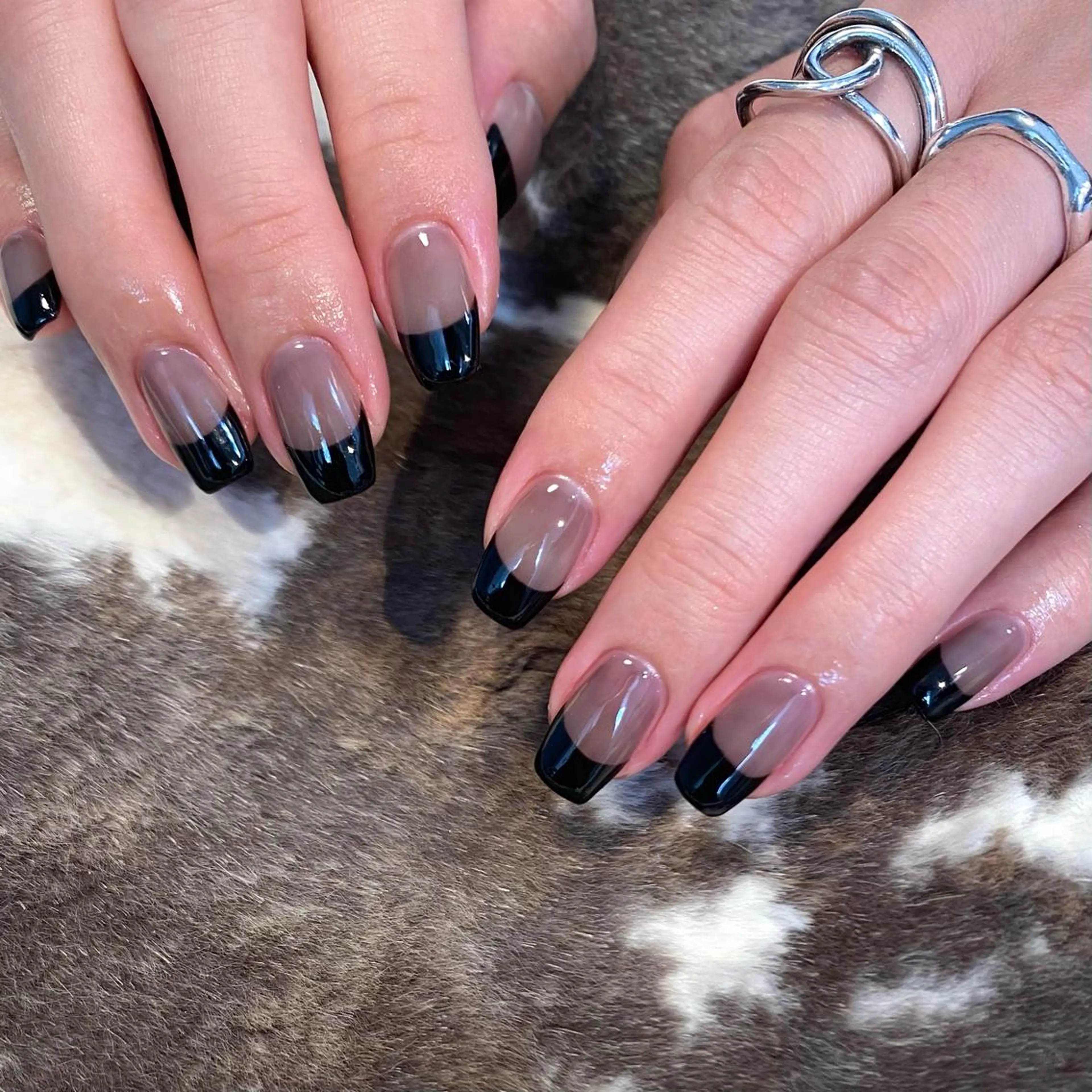 ネイル フレンチネイル ハンドネイル lcoco nailのネイルデザイン