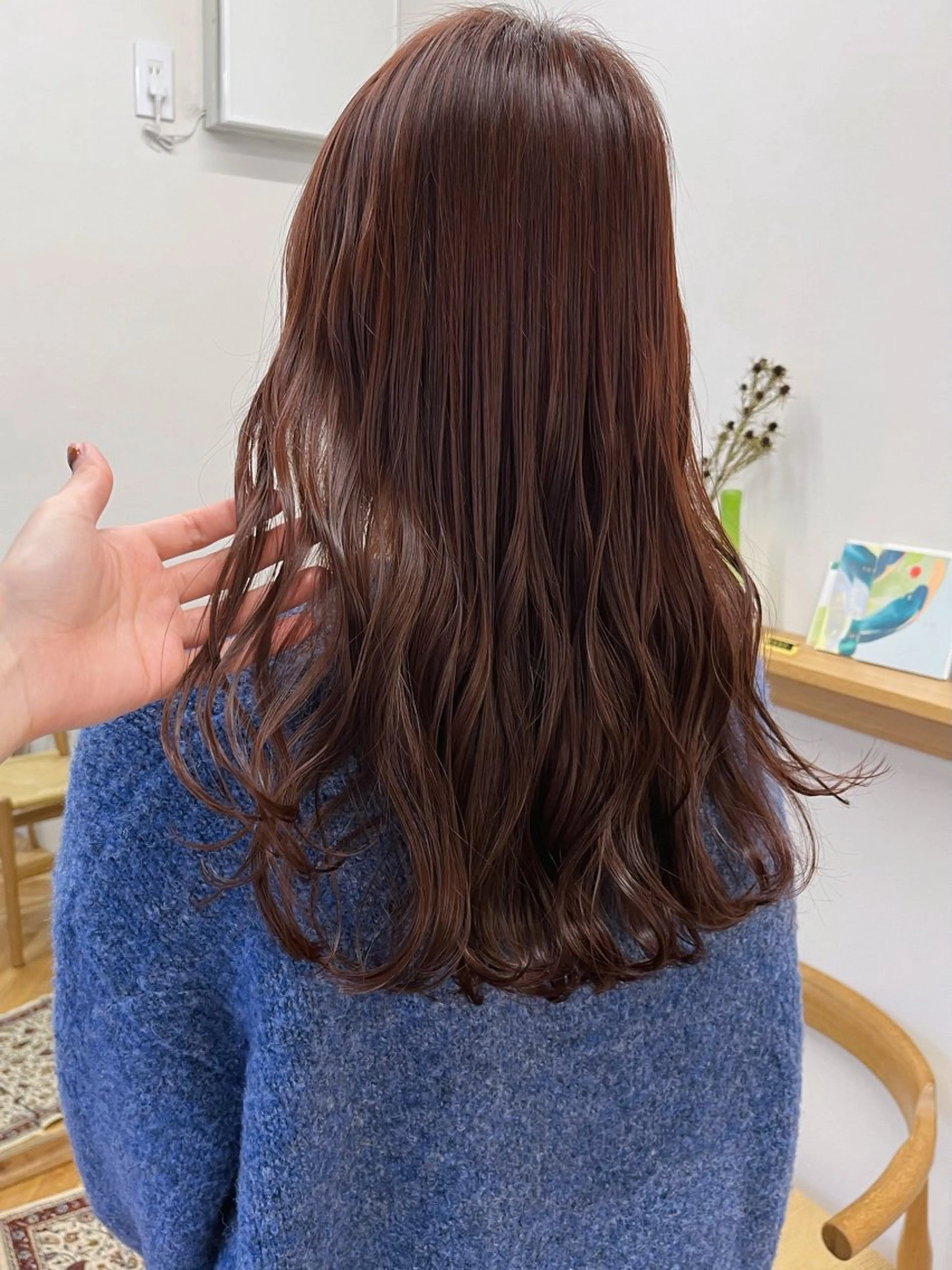 セミロング 西山 紗耶香🪽 透明感カラー/ボブのヘアスタイル