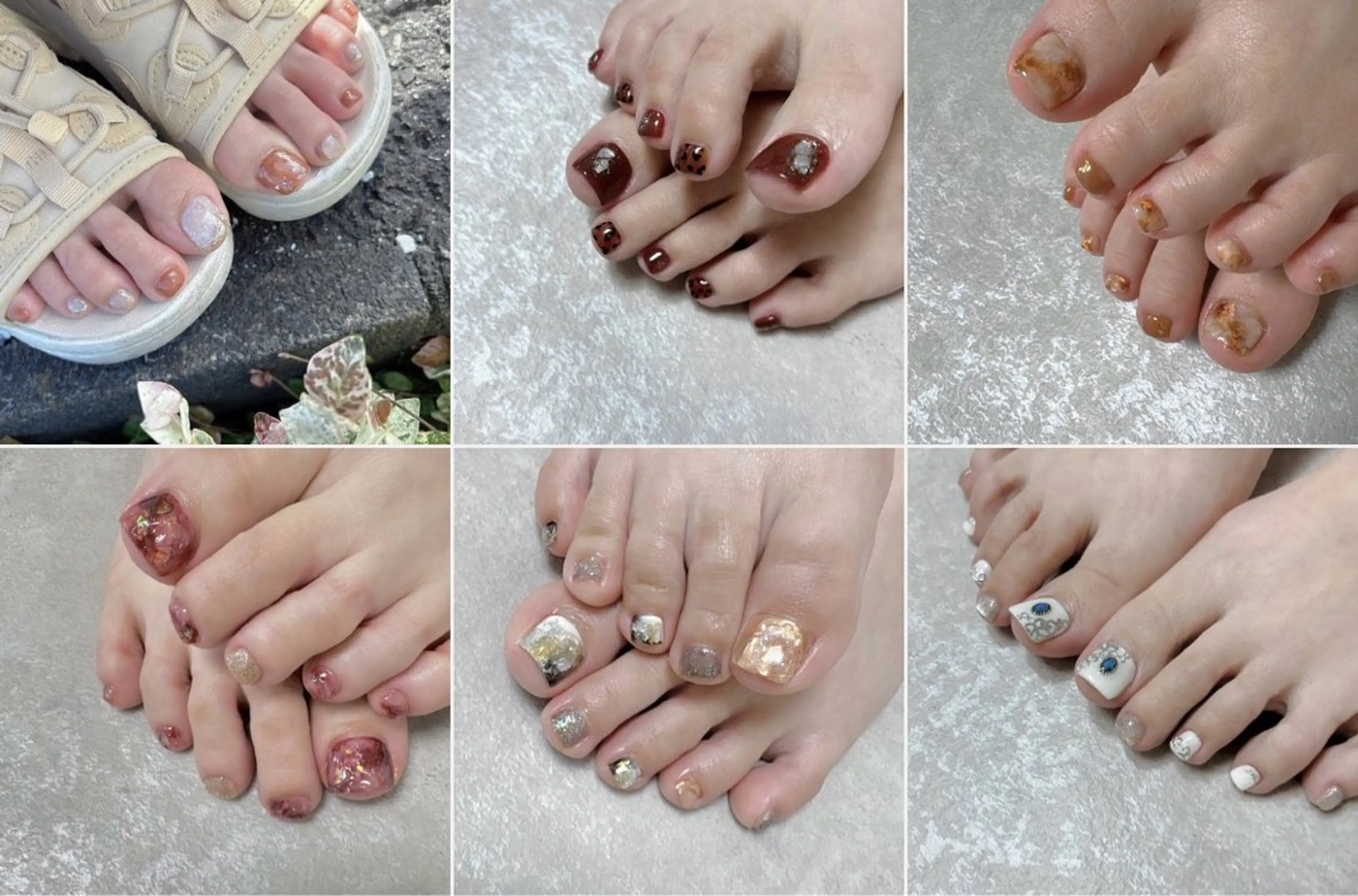 フットネイル定額デザイン🐾campaign nail❤︎平日限定価格🌿ご新規様は他店オフ無料✨お得に可愛くなれます！の写真