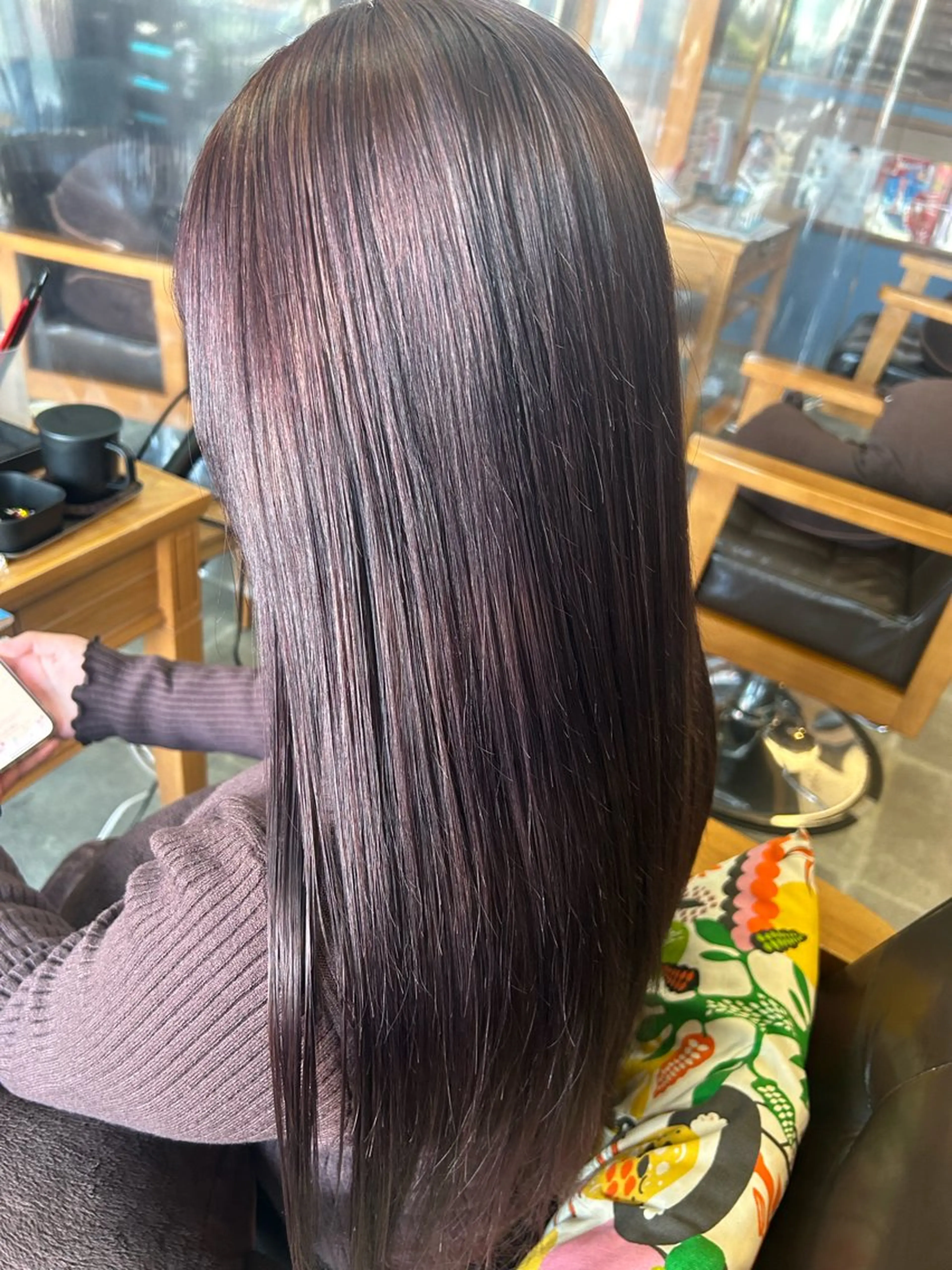 ロング 🍑Kubu安齋 桃🍑のヘアスタイル