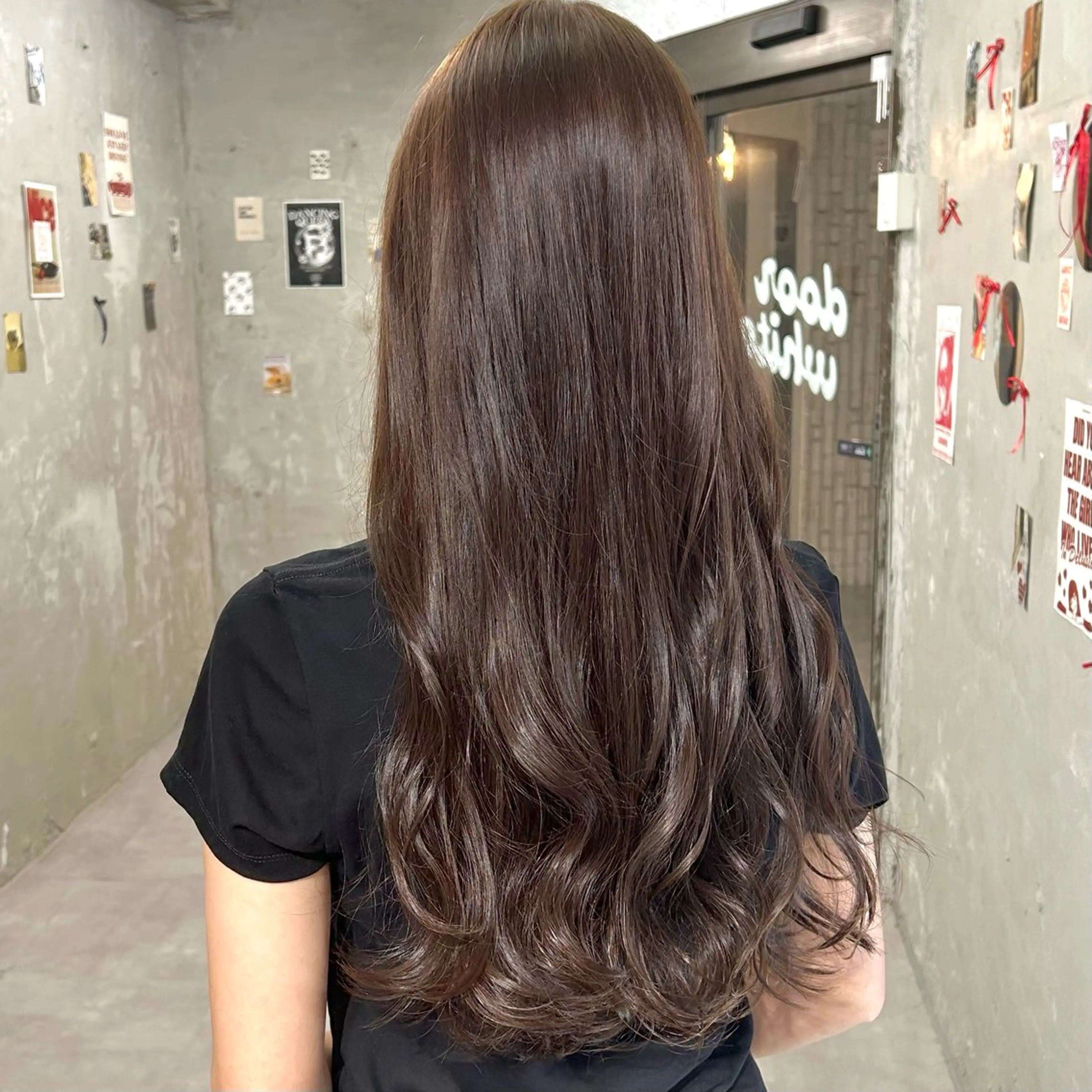 ロング カラー ヘアカラー トリートメント doorwhite 🎀Kannaのヘアスタイル