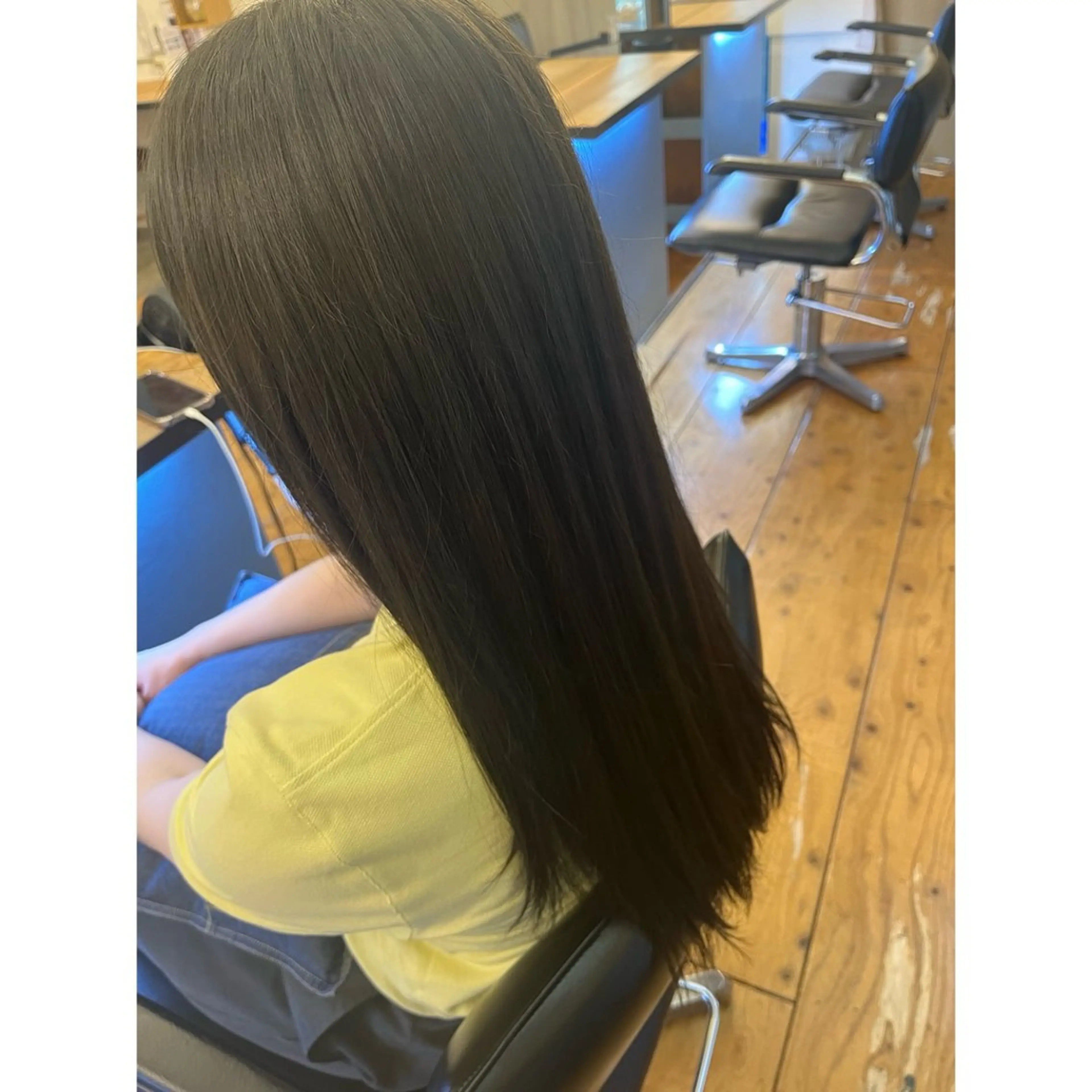 ロング ヘアカラー トリートメント Lagom なかだのヘアスタイル