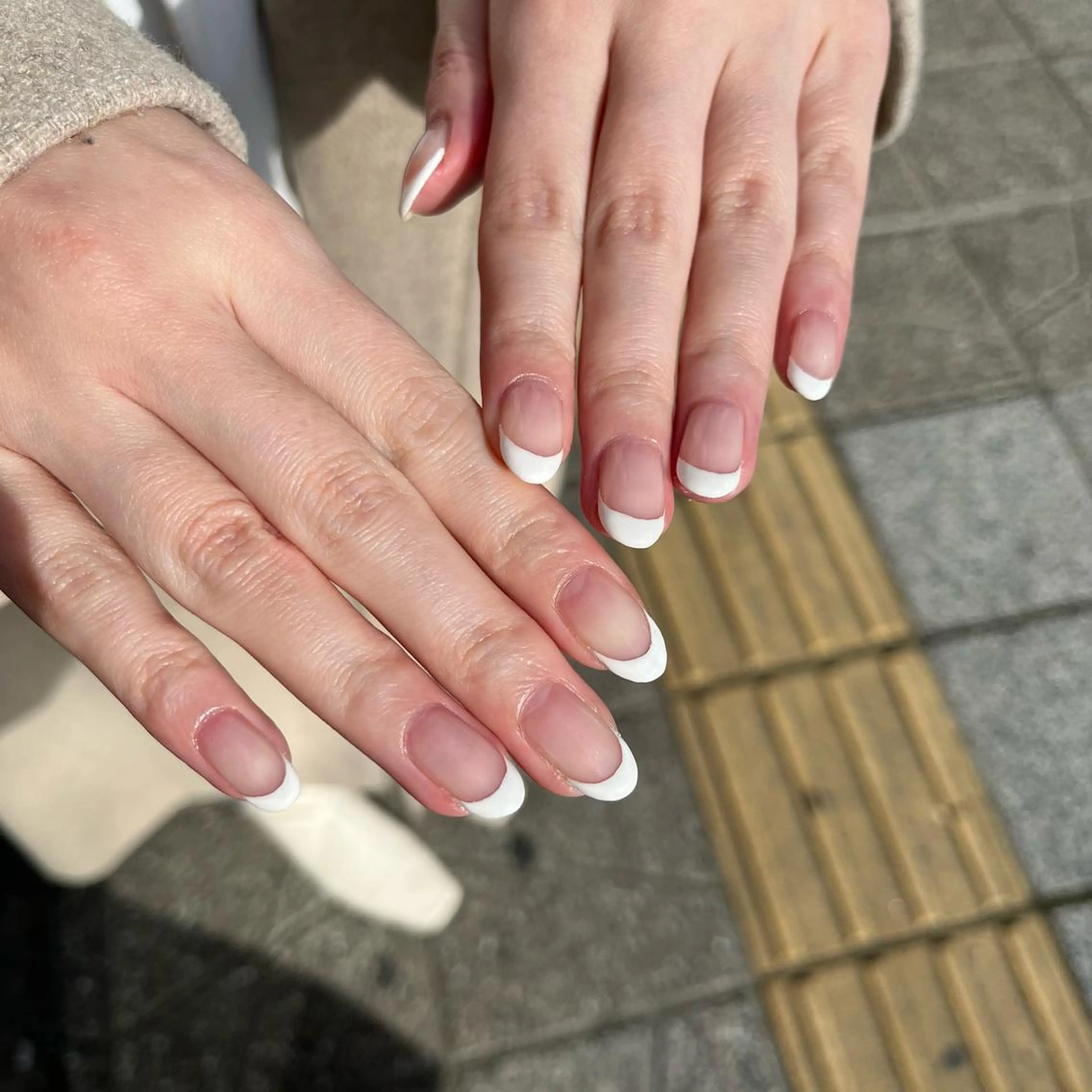 ネイル フレンチネイル 関谷 真登佳のネイルデザイン