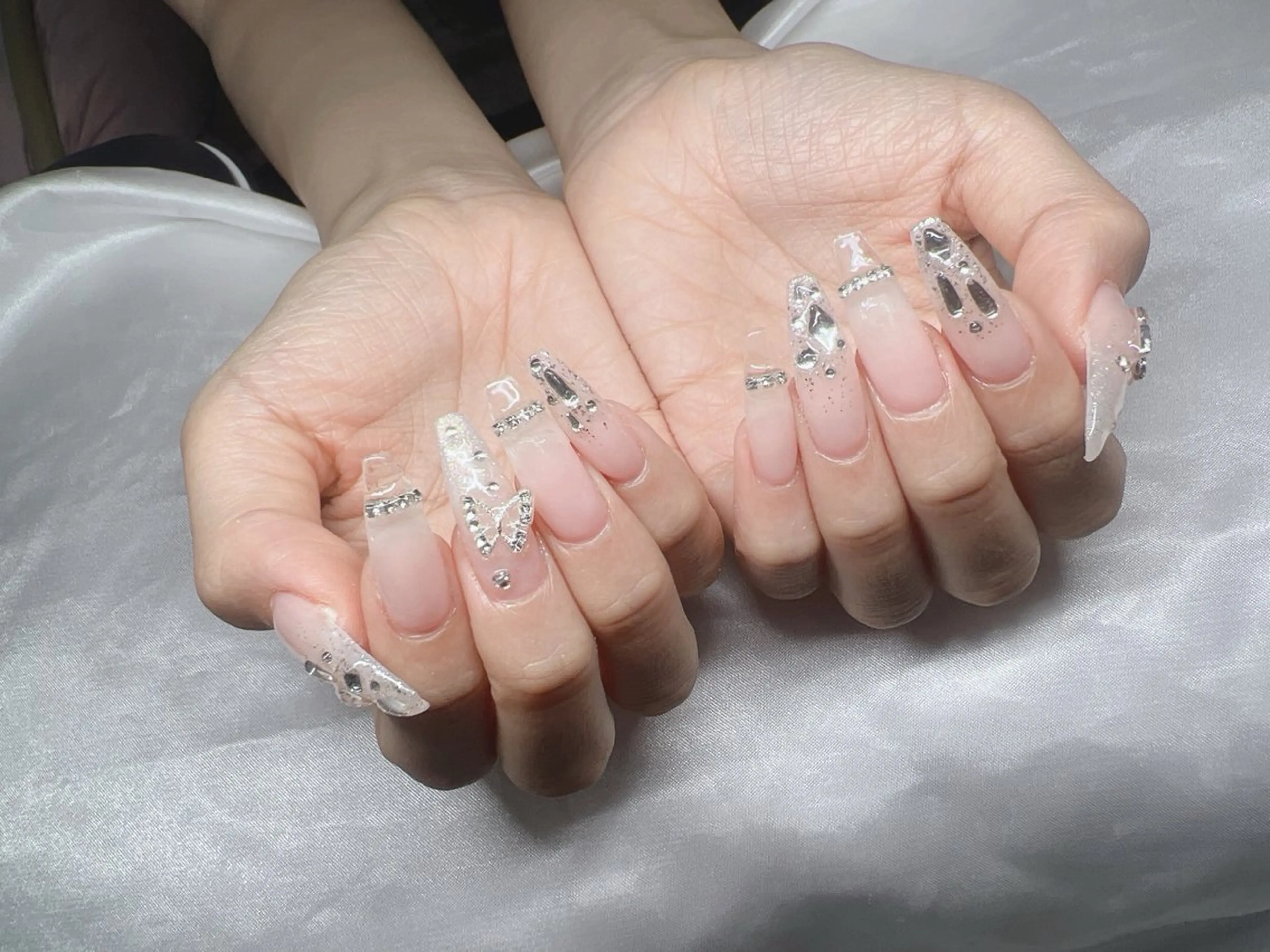 ネイル ハンドネイル Lee Nails チップ長さだし専門店のネイルデザイン