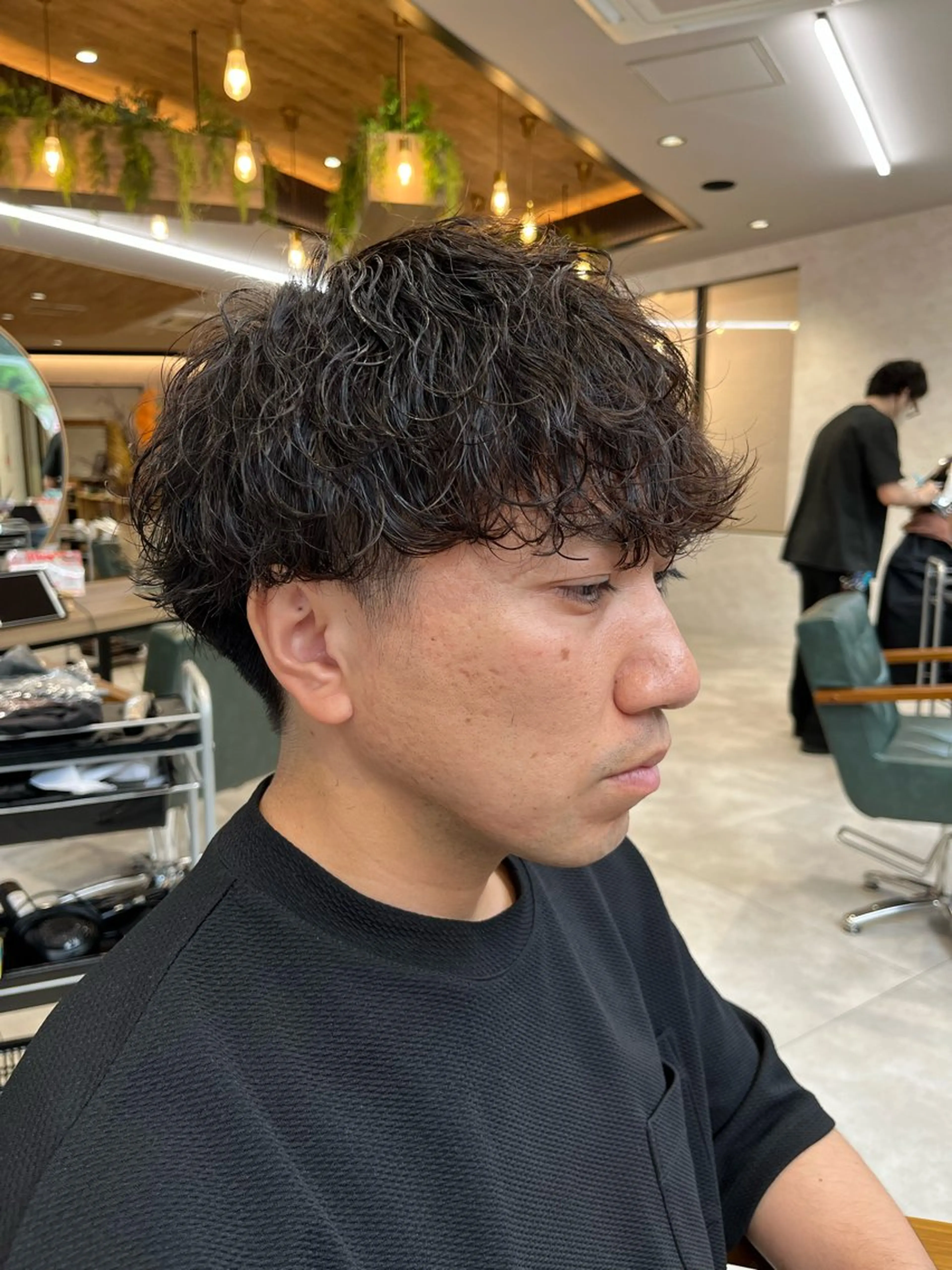 パーマ 茅場 悠介のヘアスタイル