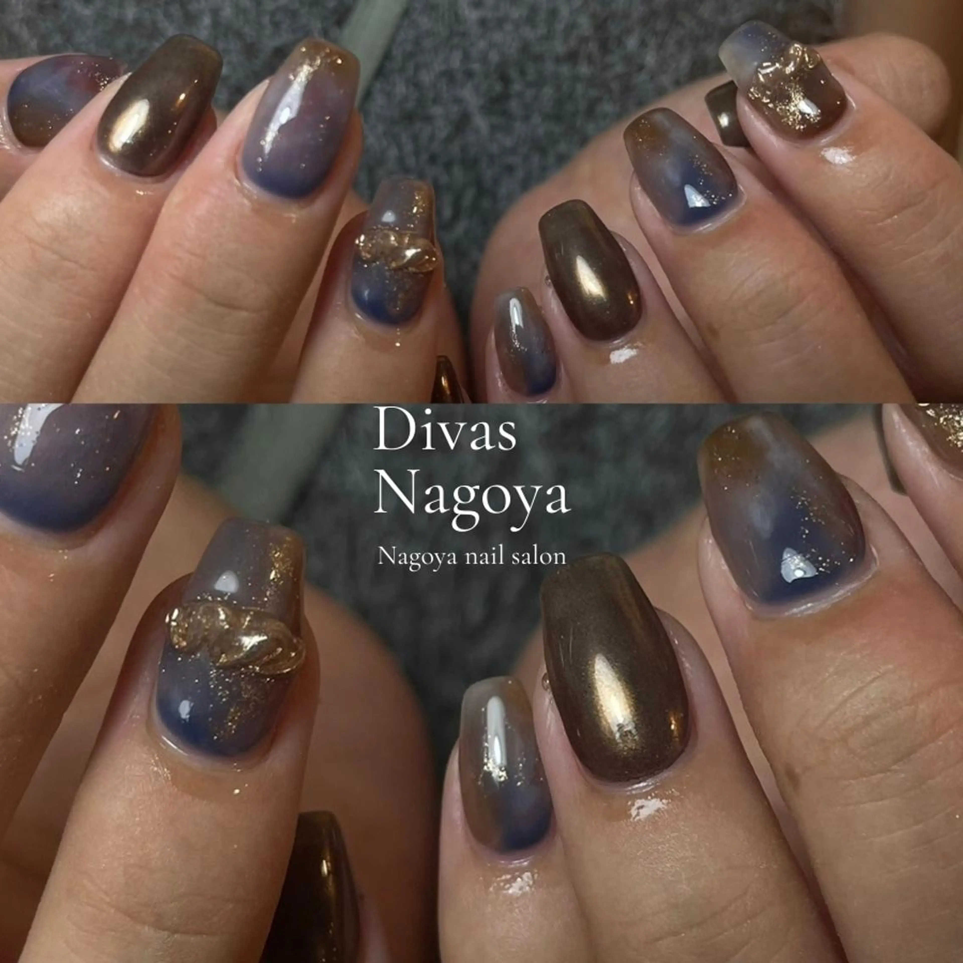 ネイル アートネイル 長さ出し ジェルネイル 韓国ネイル マグネットネイル 🎀Sakae D.d nail🎀のネイルデザイン