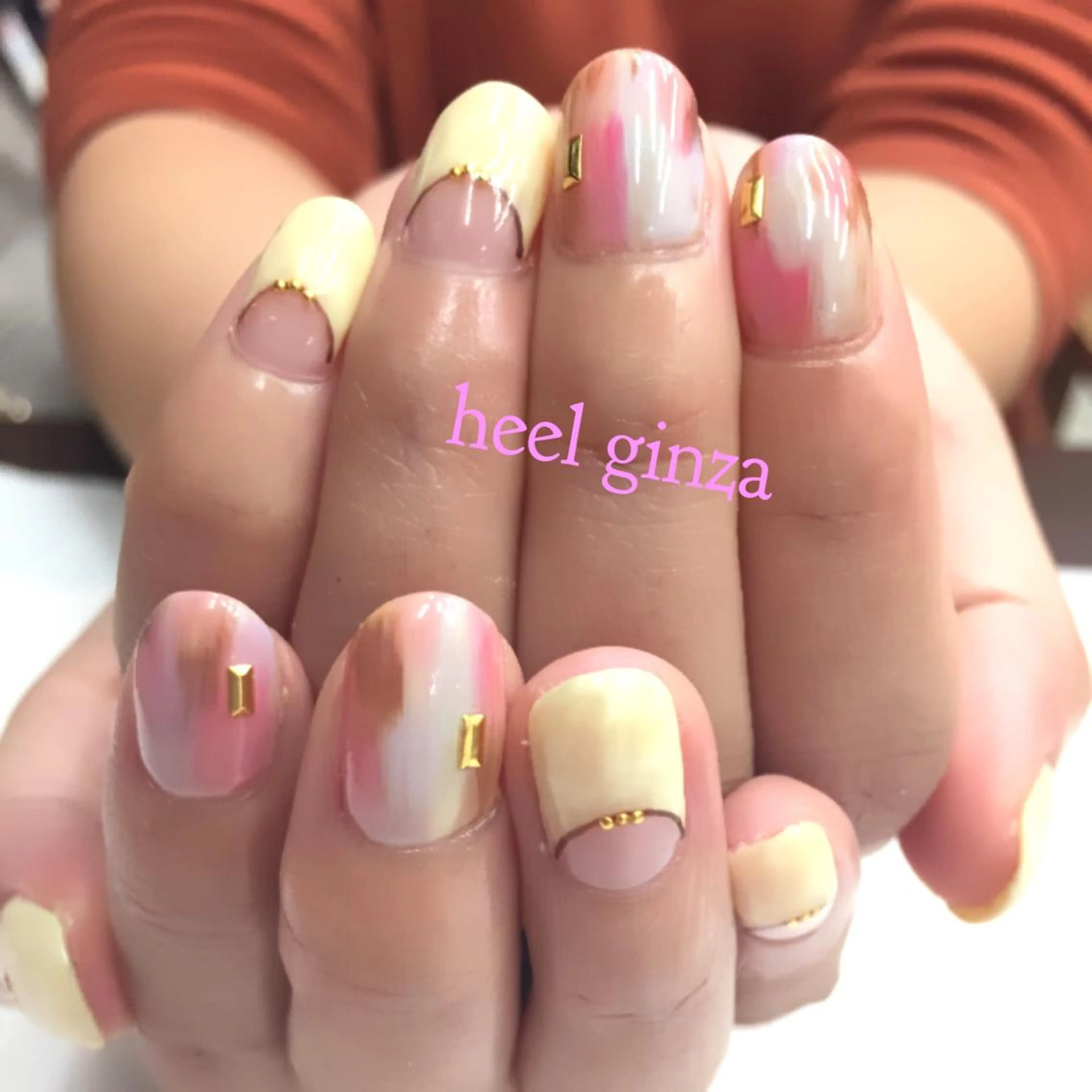 ネイル 大理石ネイル(マーブル) miel nailのネイルデザイン