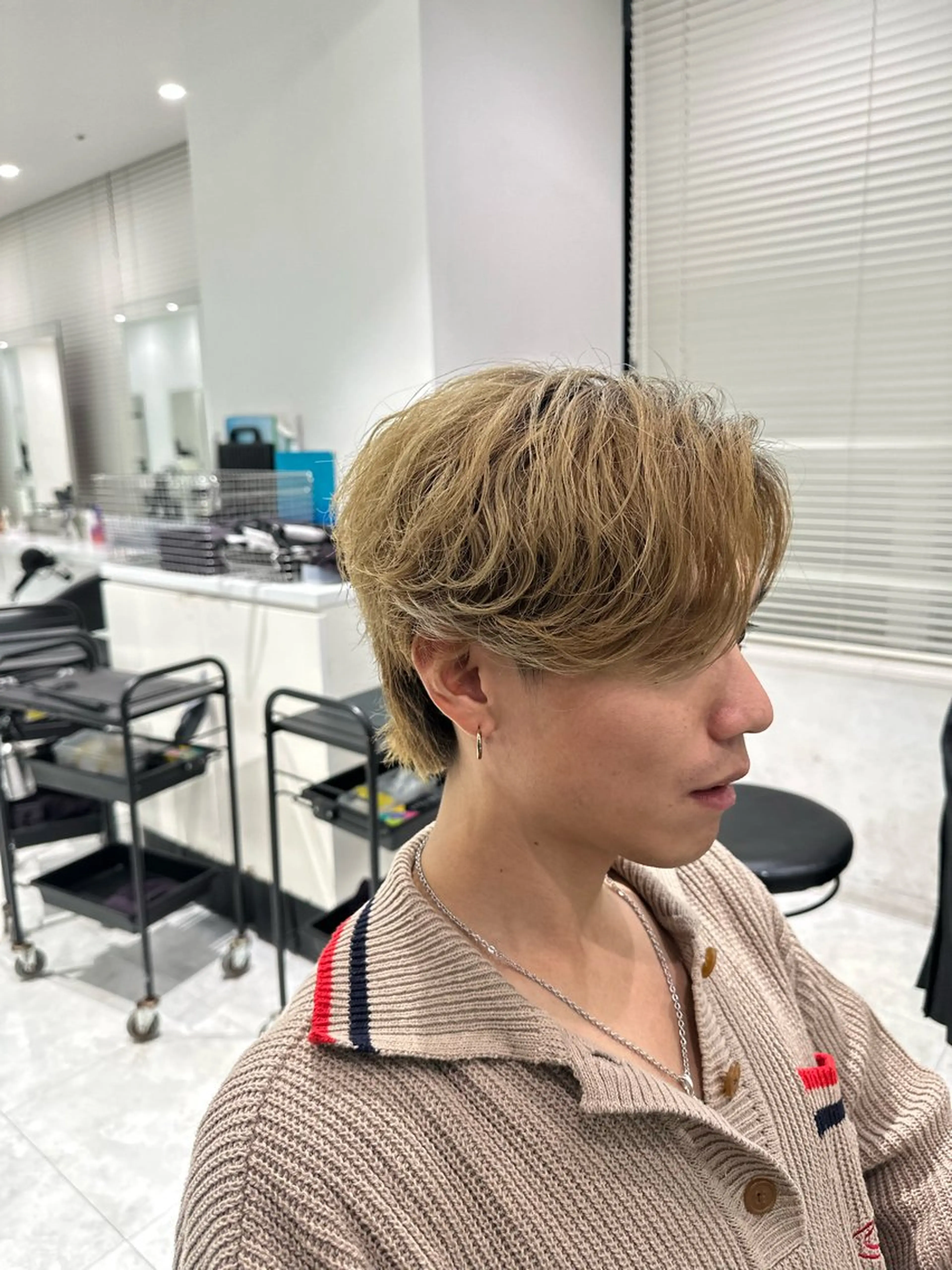 メンズ カット 🐺メンズパーマ マッシュ　あさひ🐺のヘアスタイル