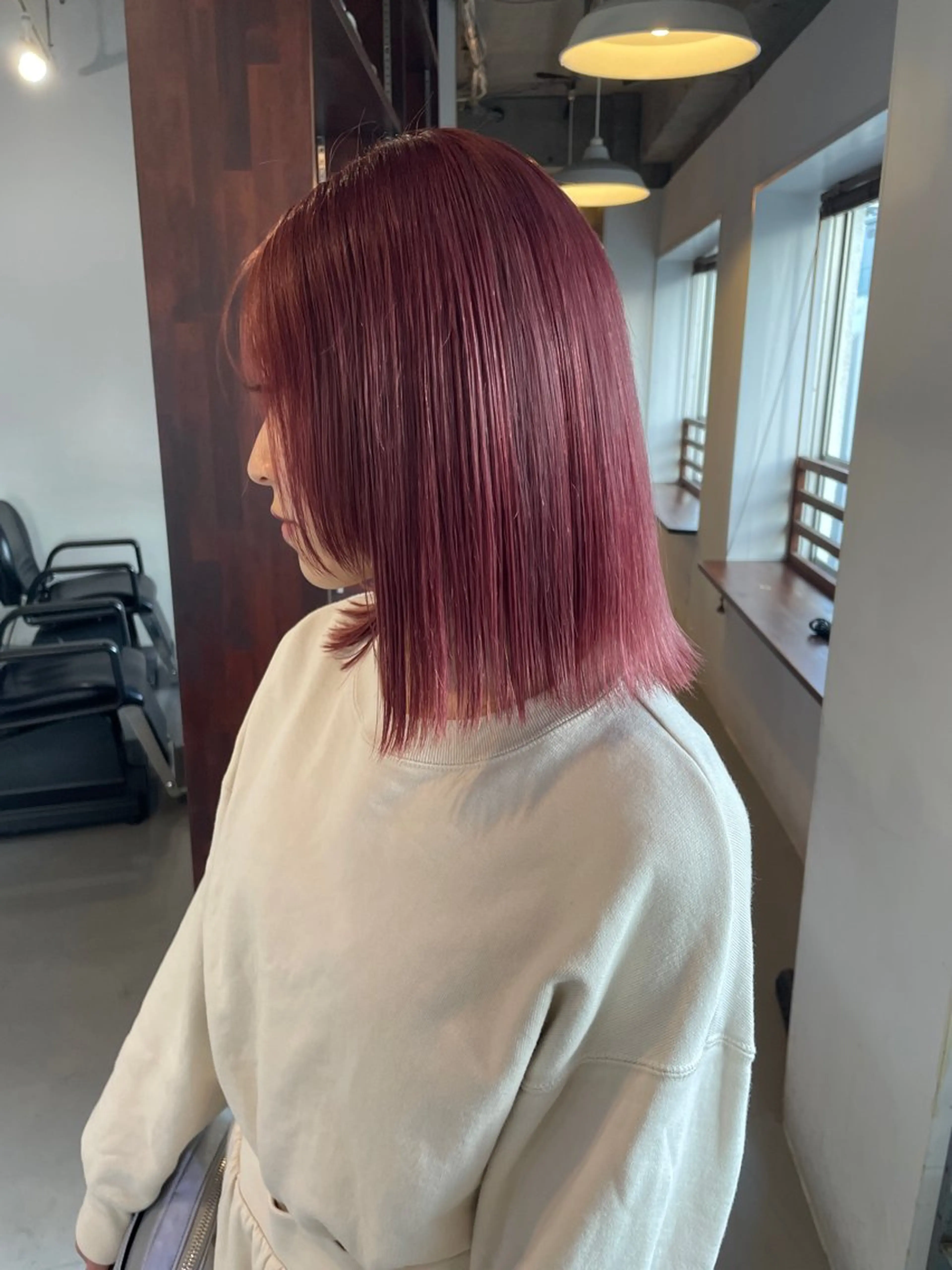 ミディアム カラー ヘアカラー トリートメント 上質髪🪐 AIRI🪷‧₊˚のヘアスタイル