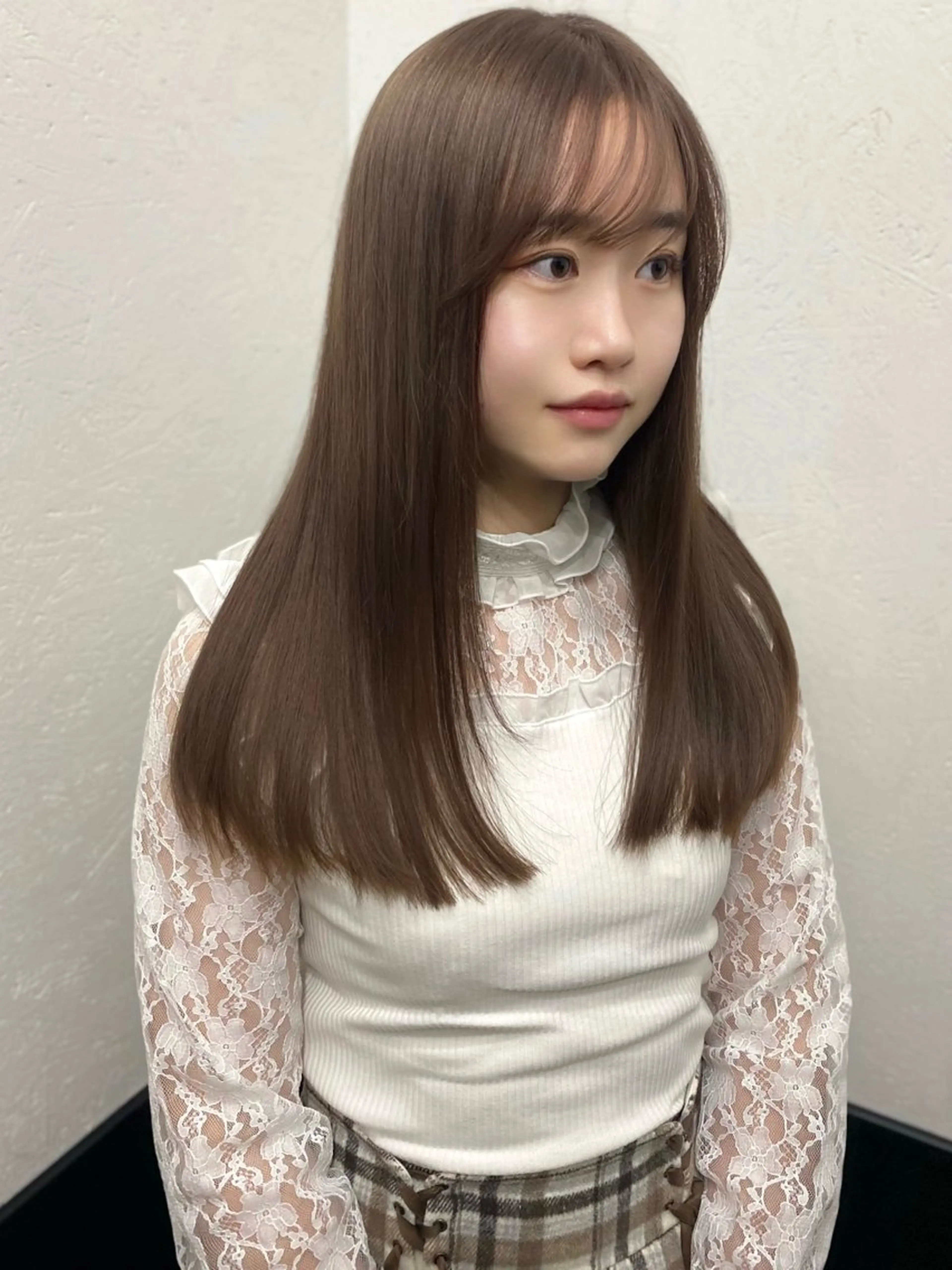 ロング カラー 渋谷🖤 艶髪🖤透明感カラーのヘアスタイル