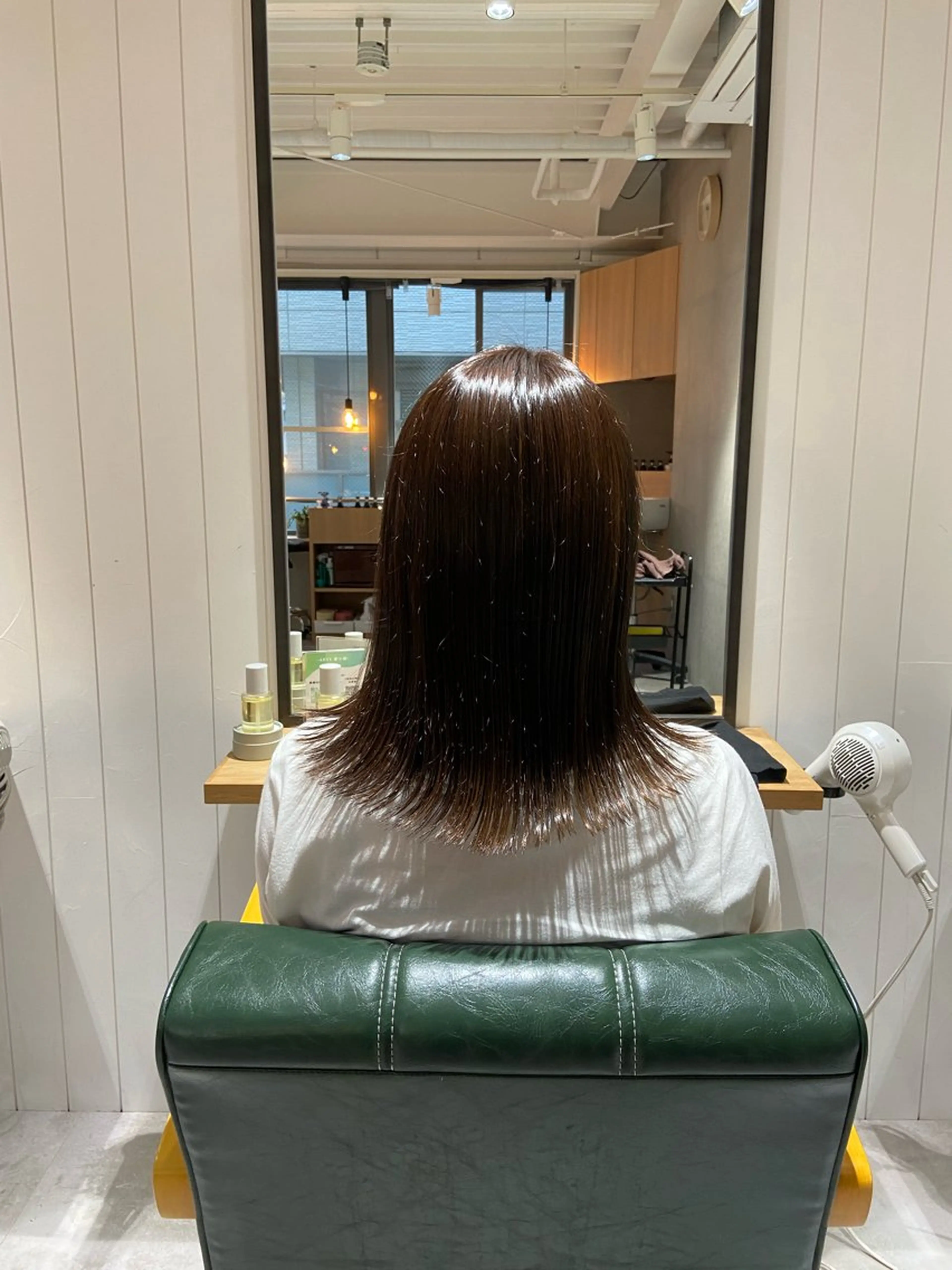 ミディアム 髪質改善/オオイシ ナツミのヘアスタイル
