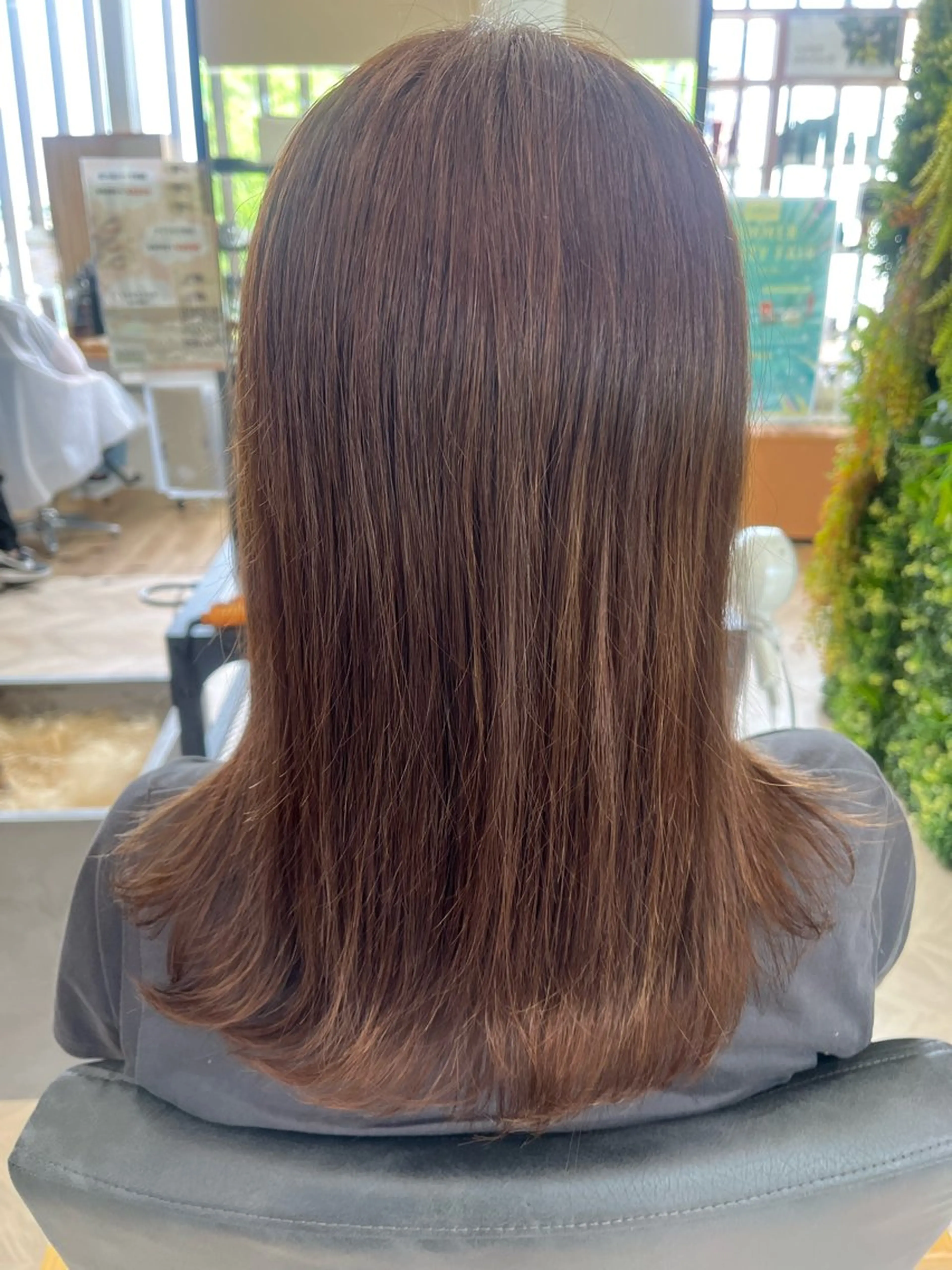 カラー ベージュカラー ブリーチ ブリーチなしカラー 中島 姫翠のヘアスタイル