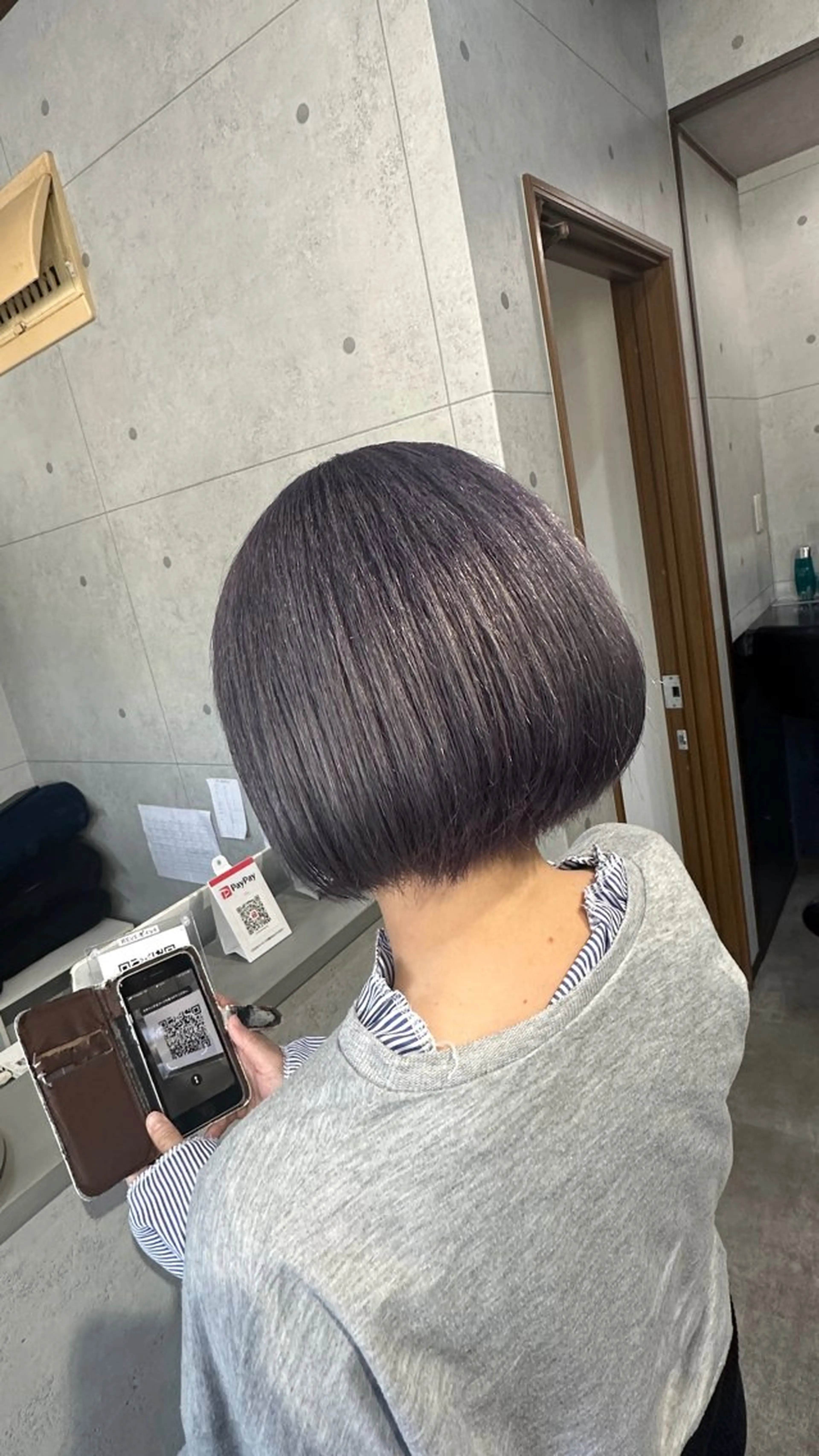 ショート ボブ 外国人風カラー ハイライト レイヤーカット REVE所属・馬場  麻応のヘアスタイル