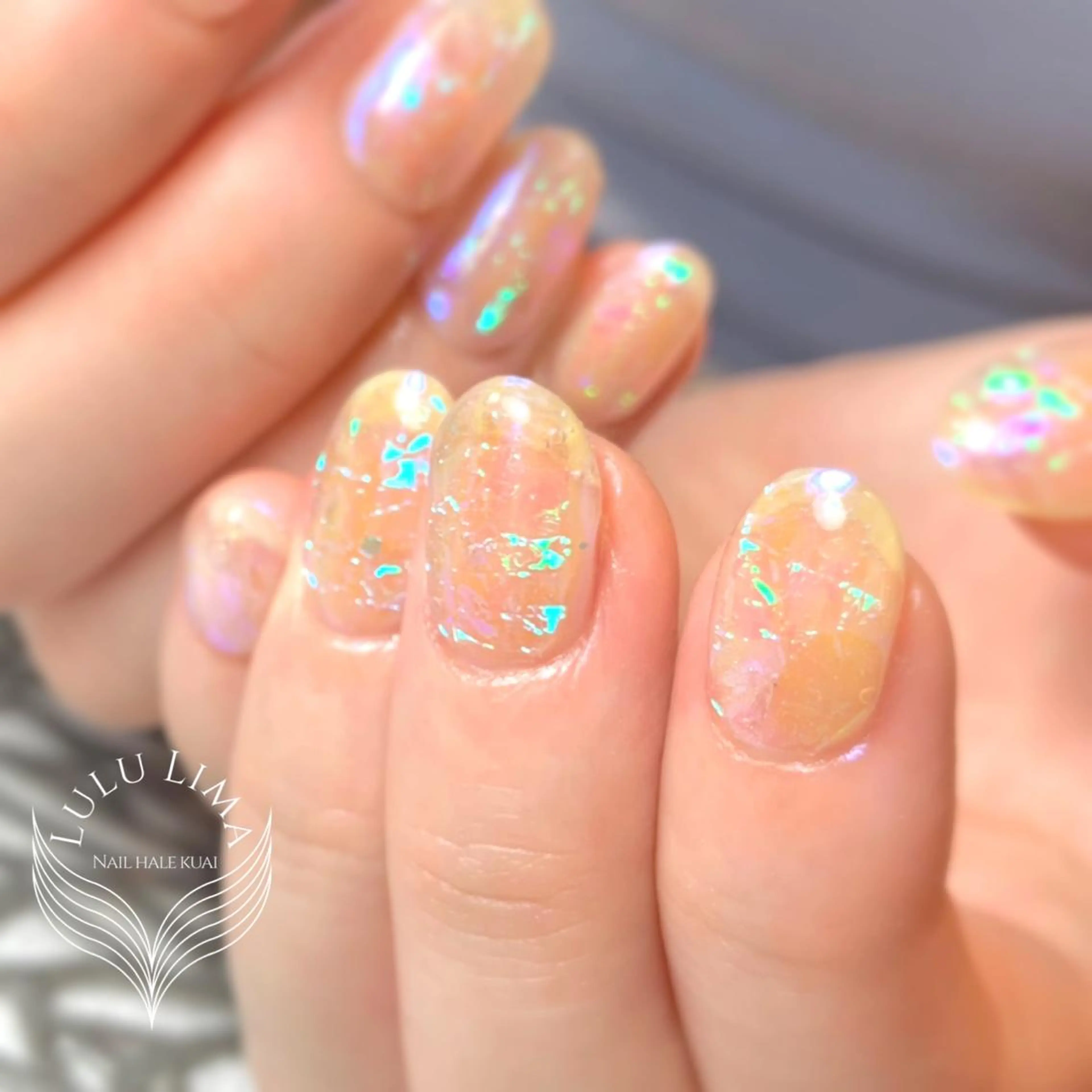 ネイル キラキラネイル ハンドネイル ハンドケア LULU LIMAのネイルデザイン