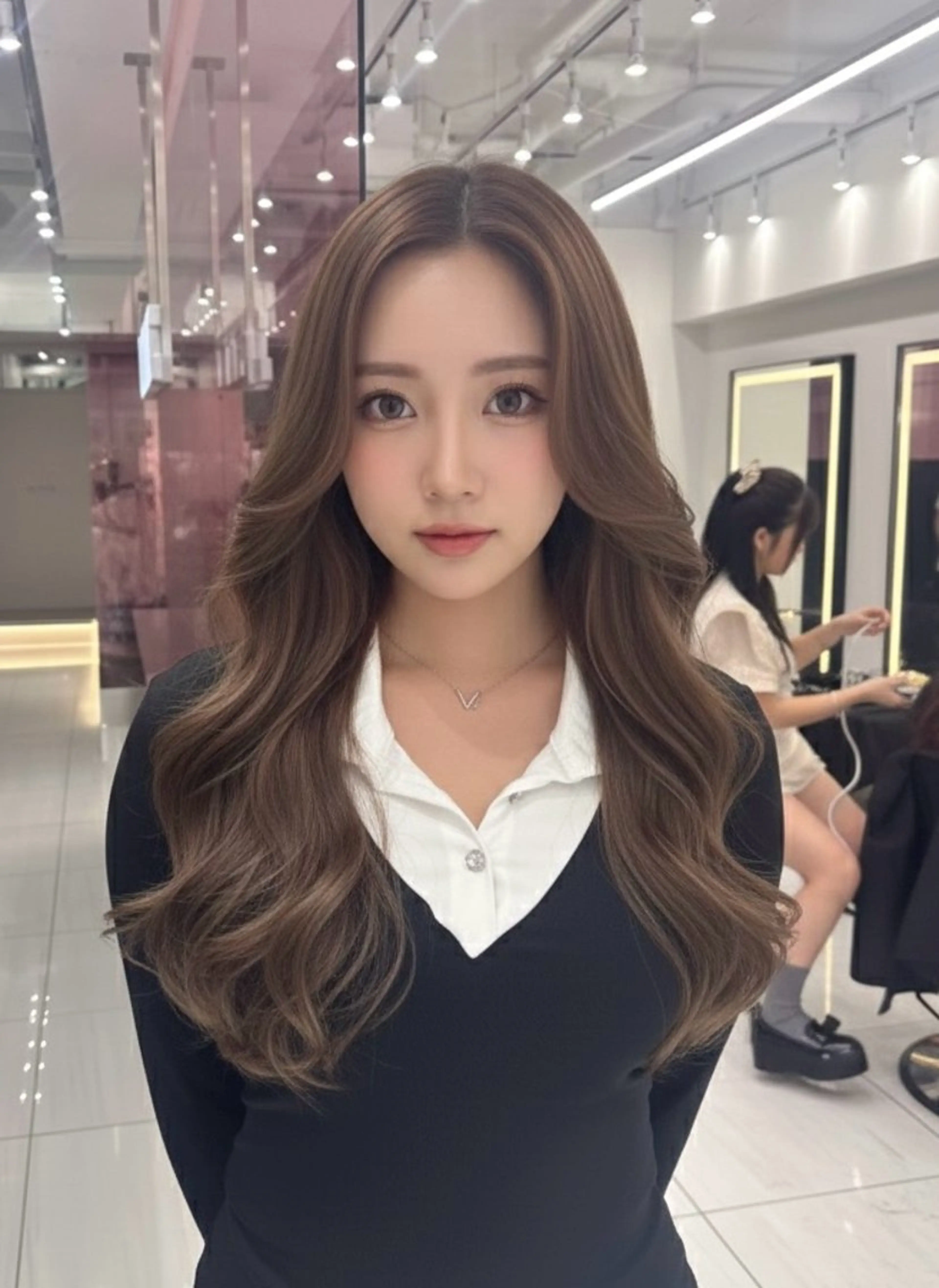 ロング 新宿/韓国レイヤー/ 髪質改善/佐藤航のヘアスタイル