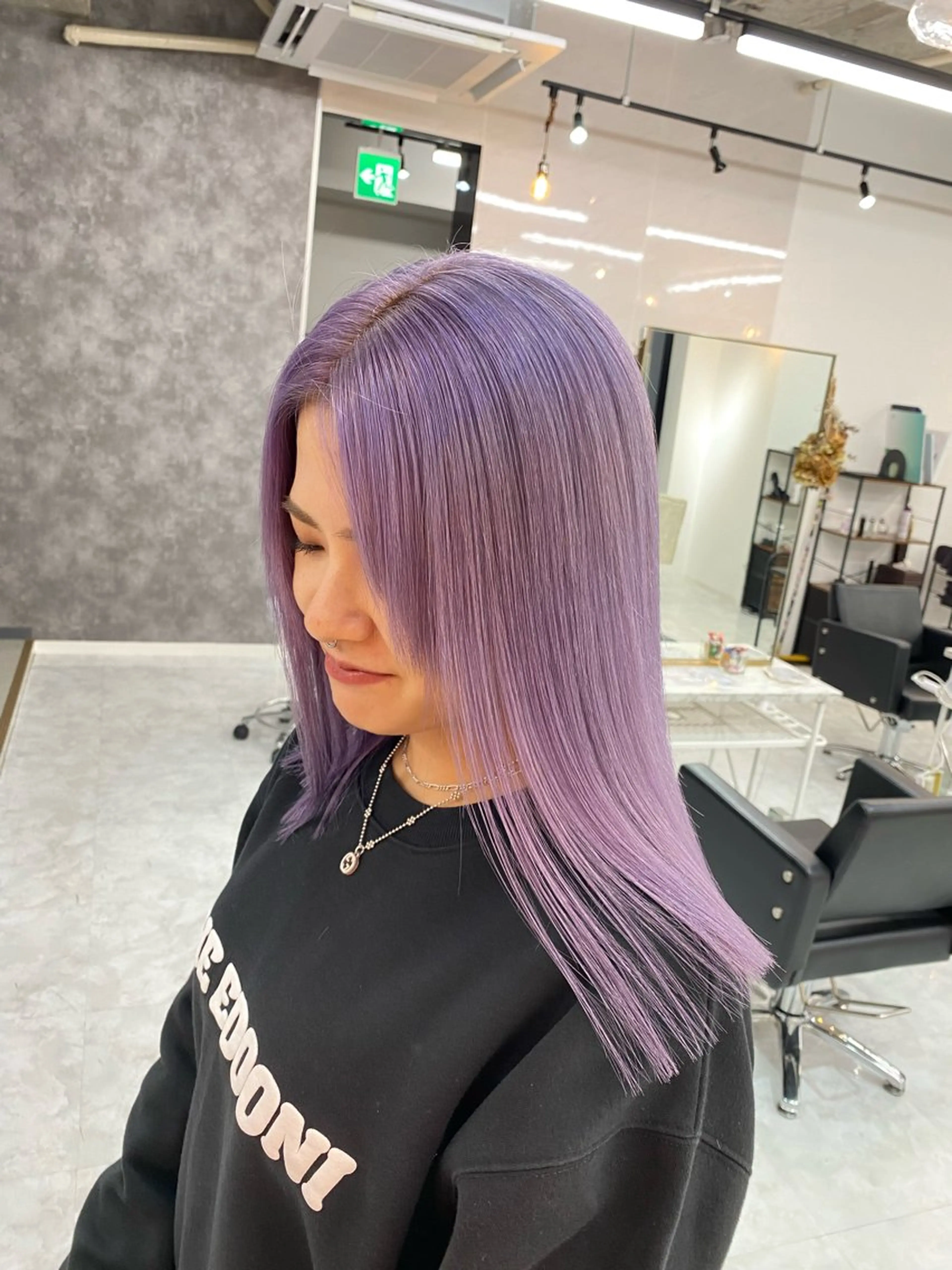 セミロング カラー ヘアアレンジ 𝐠𝐢𝐫𝐥𝐲 𝐦𝐨𝐝𝐞🖤のヘアスタイル