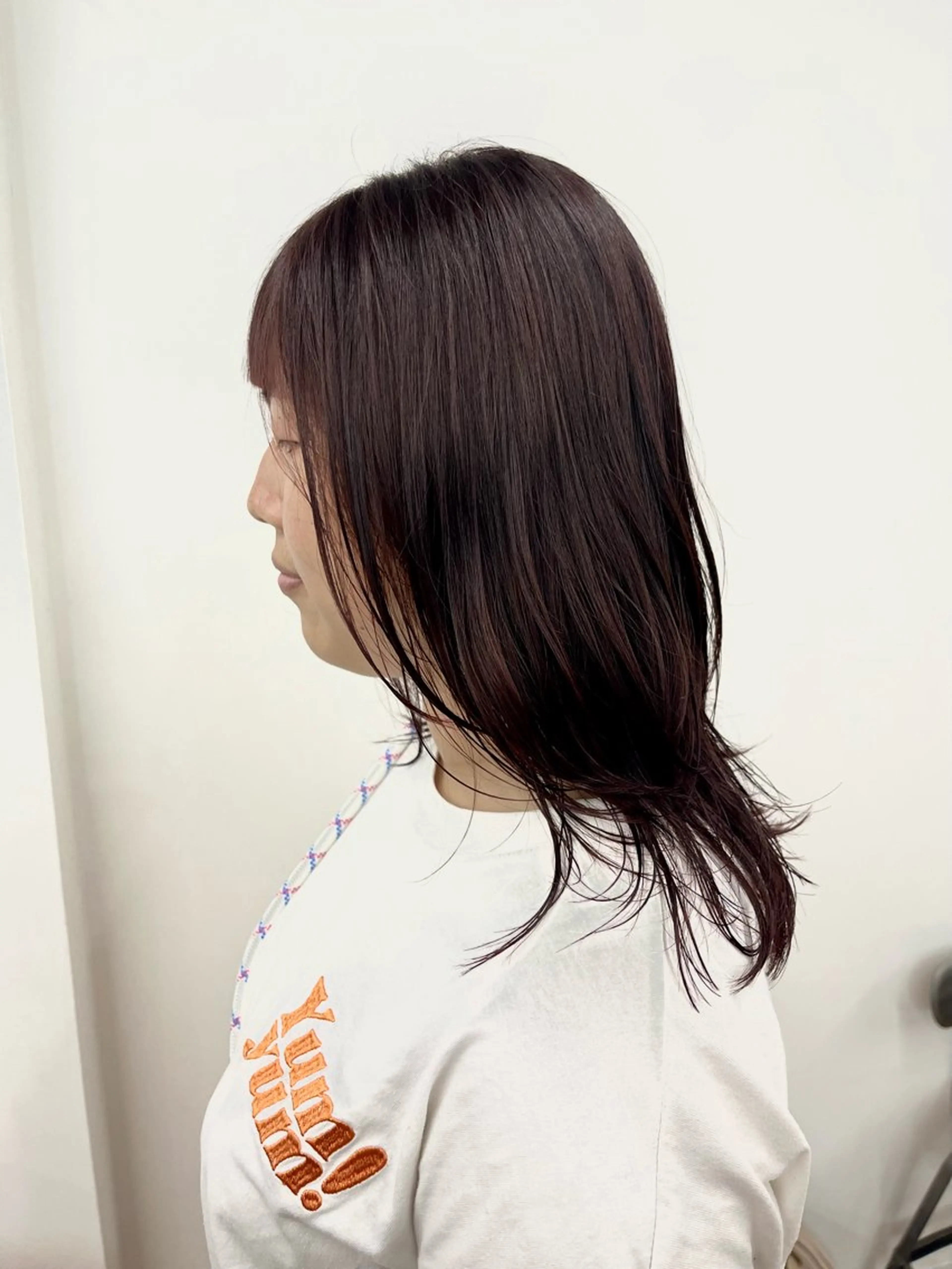 セミロング カラー ヘアアレンジ 成人式 結婚式・ブライダル レッドカラー 入学式 卒業式のヘアスタイル HIROKO / 透明感暖色カラー🎀のヘアスタイル
