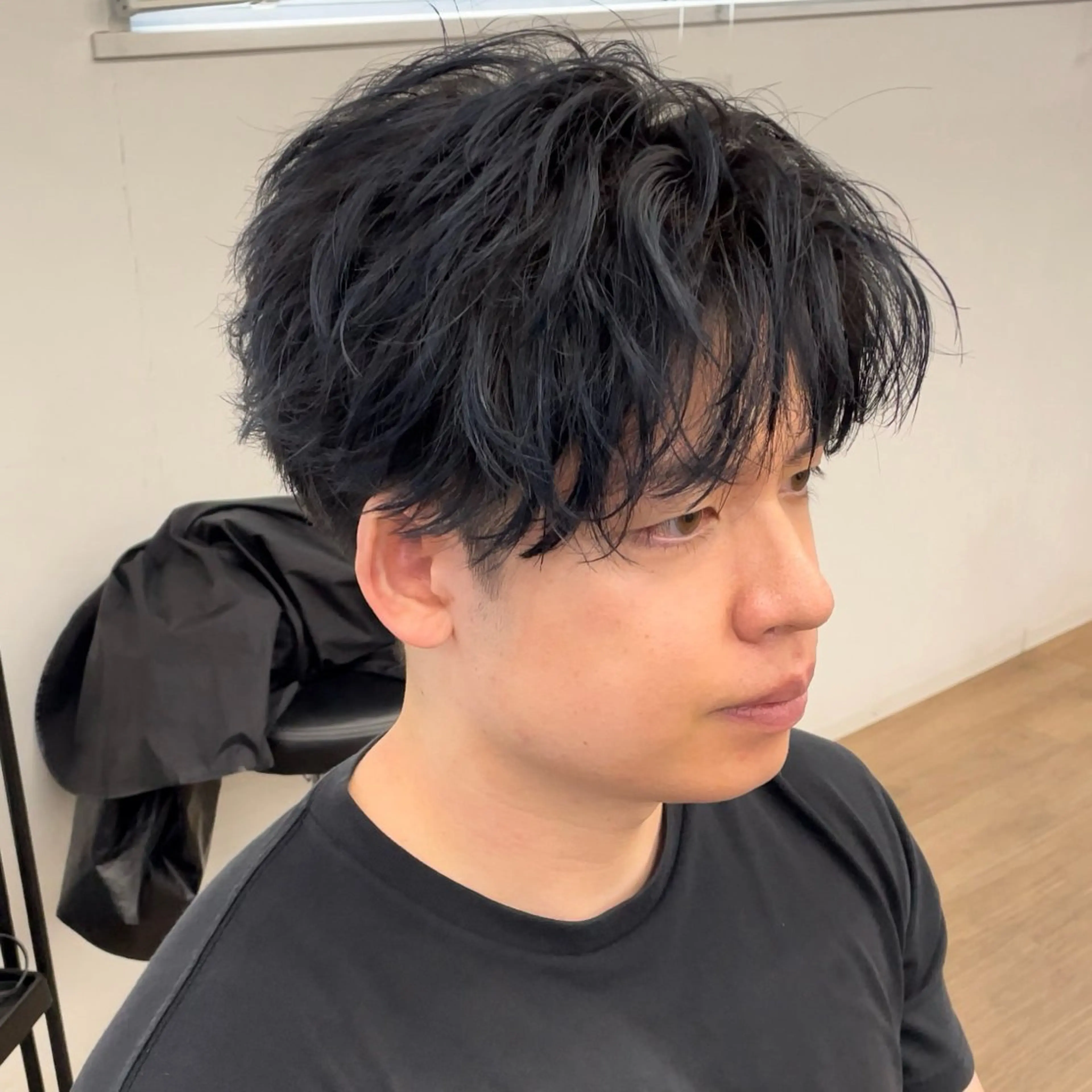 ショート ハイライト 韓国風ヘア レイヤーカット ショートヘア 縮毛矯正 🫧 下島友弥 【メンズ特化美容師】のヘアスタイル