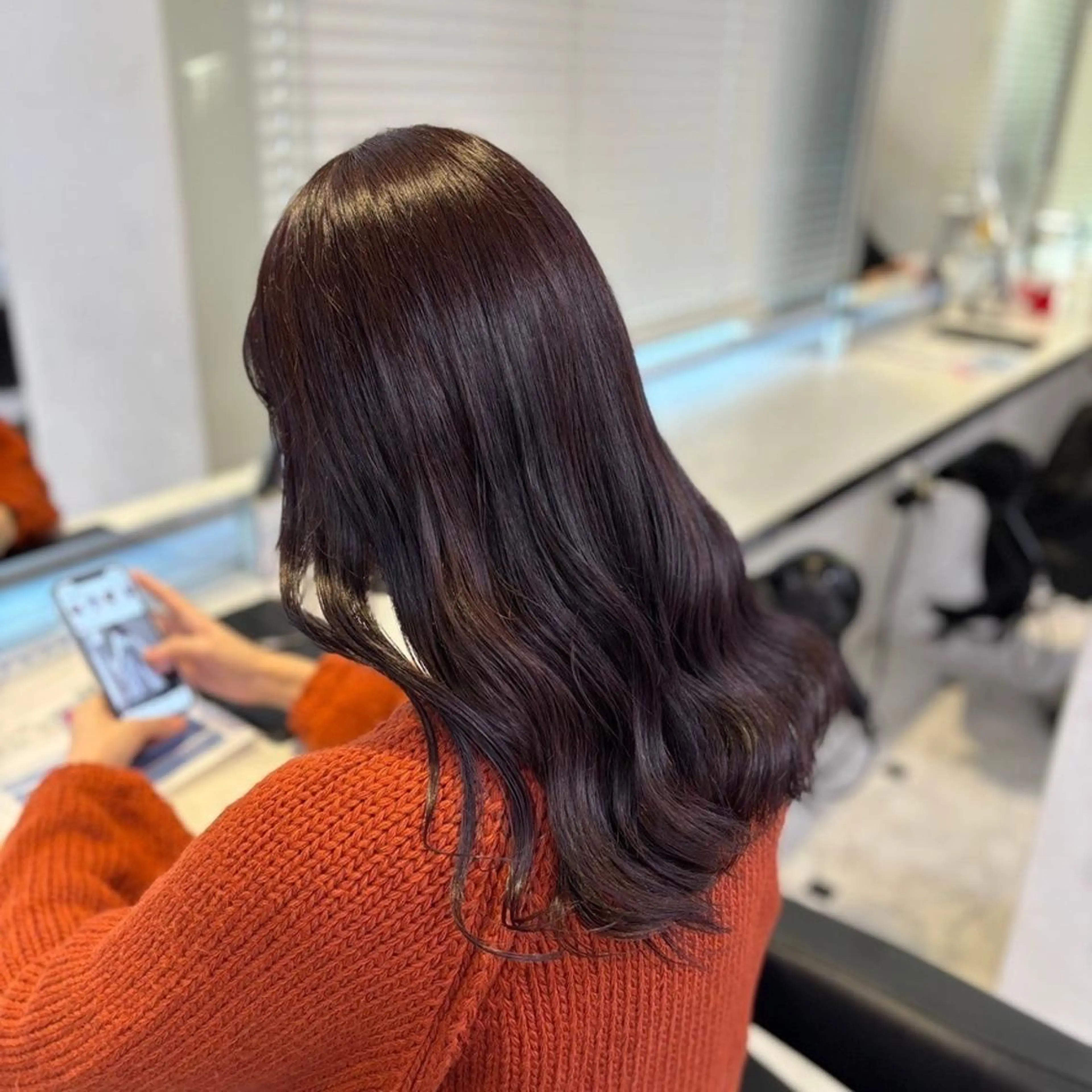 カラー 暗め🩶寒色🩶 お洒落に✨/円香のヘアスタイル