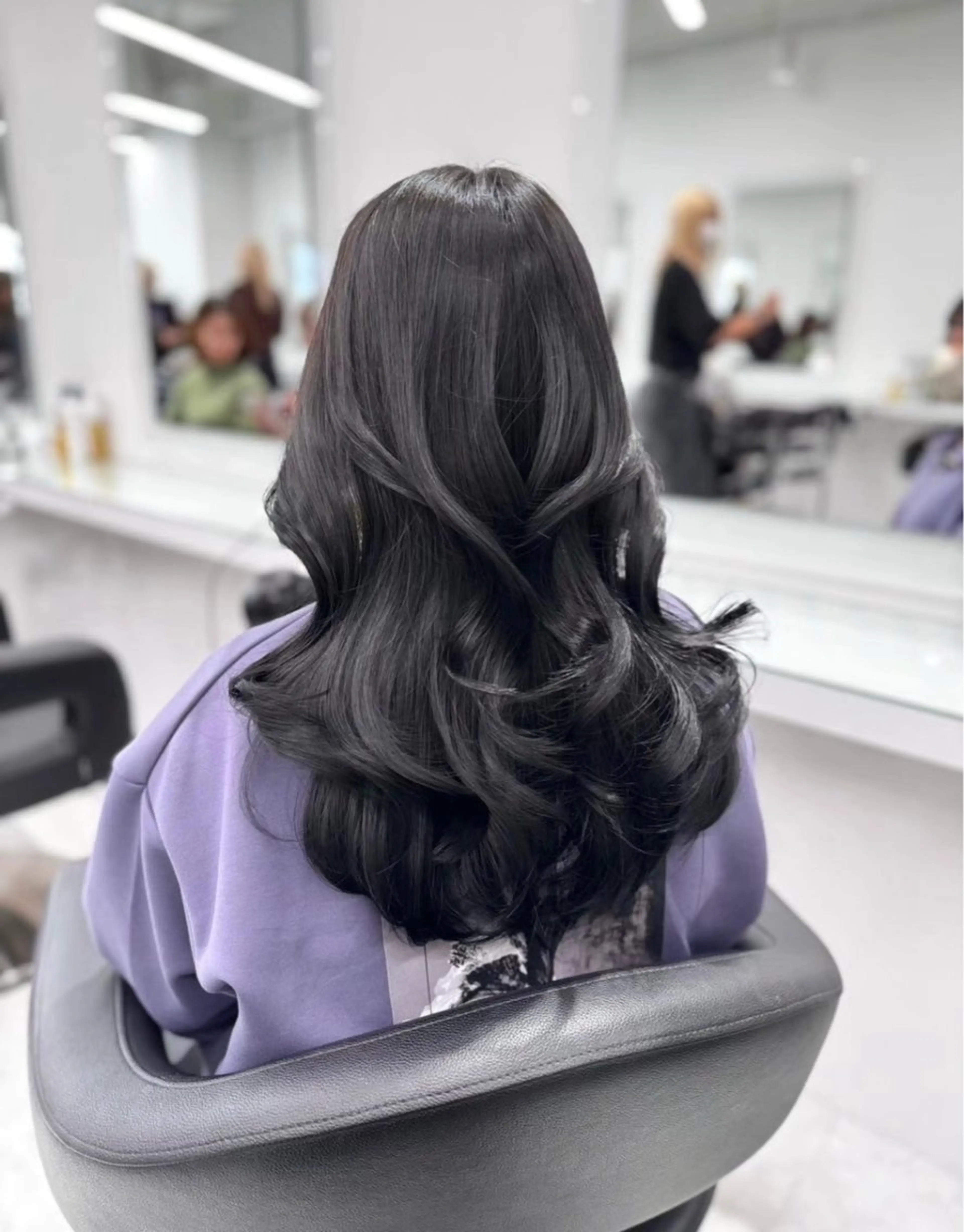 ロング 韓国風カラー 韓国風ヘア miku/ラベンダー 透明感カラー🪻❤︎のヘアスタイル