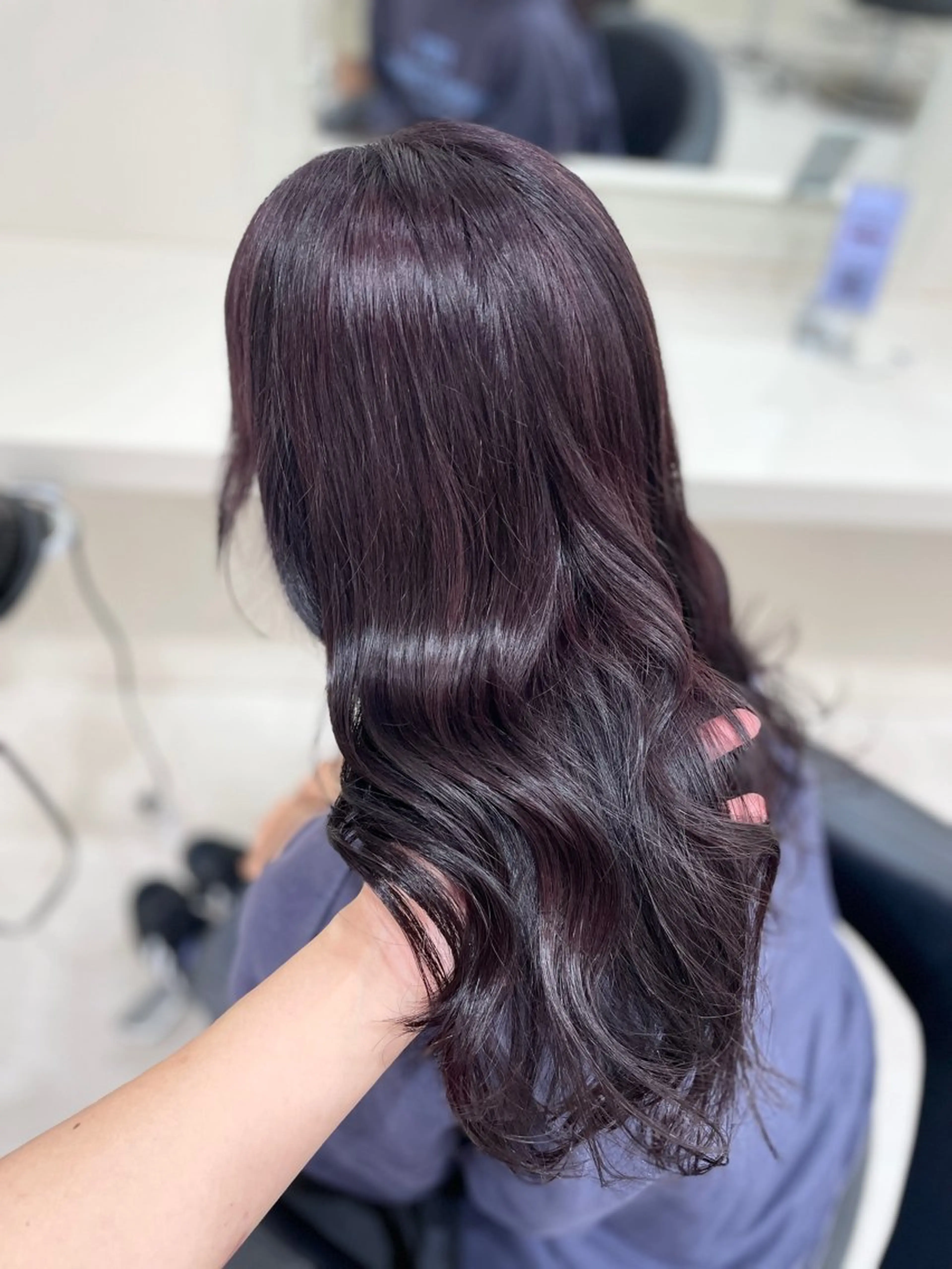 ロング ヘアカラー トリートメント 🎀淡めモテカラー WAKANA🎀のヘアスタイル