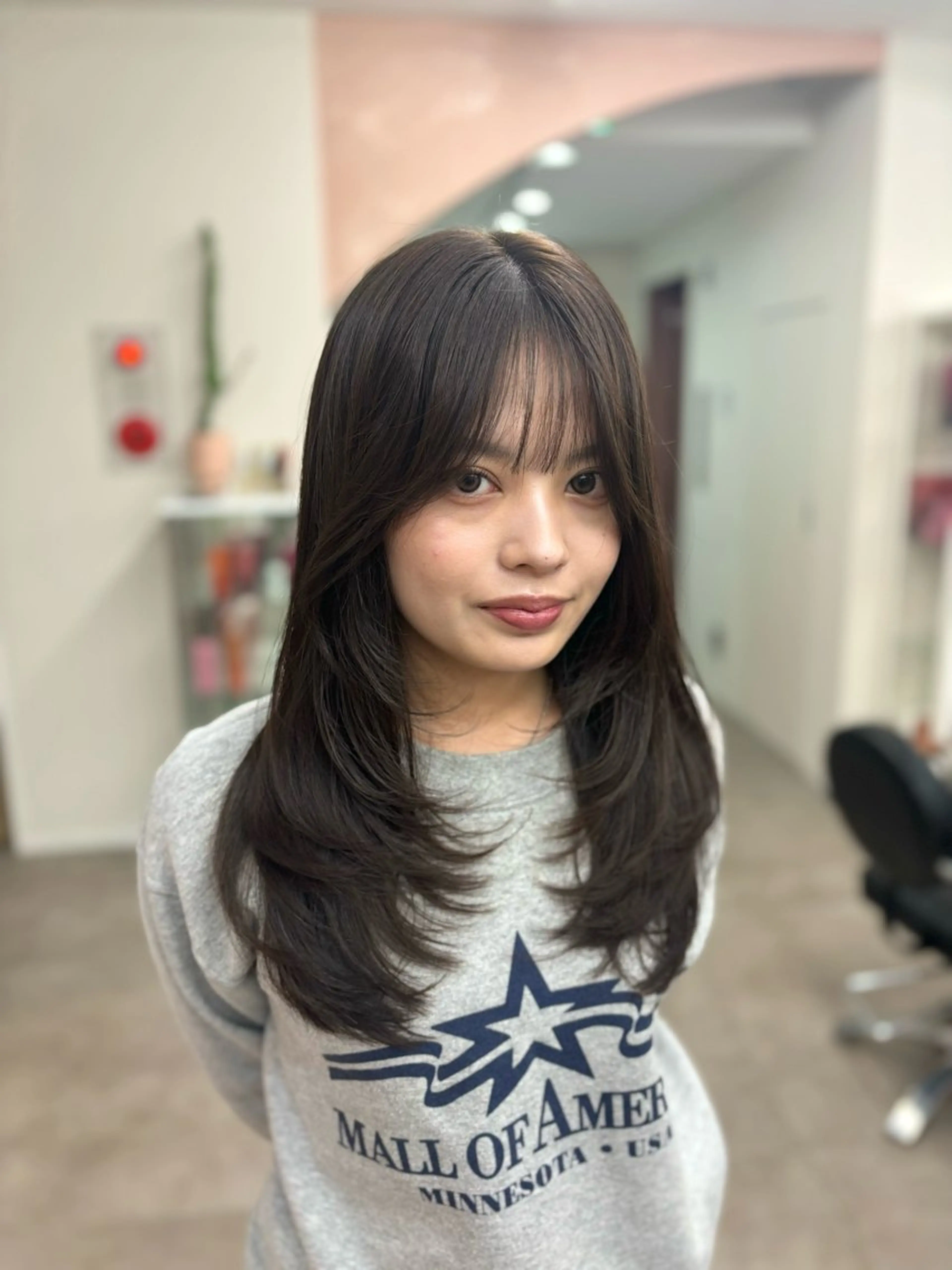 【ワンカールで可愛い🎀】 レイヤーカット+トリートメントの写真