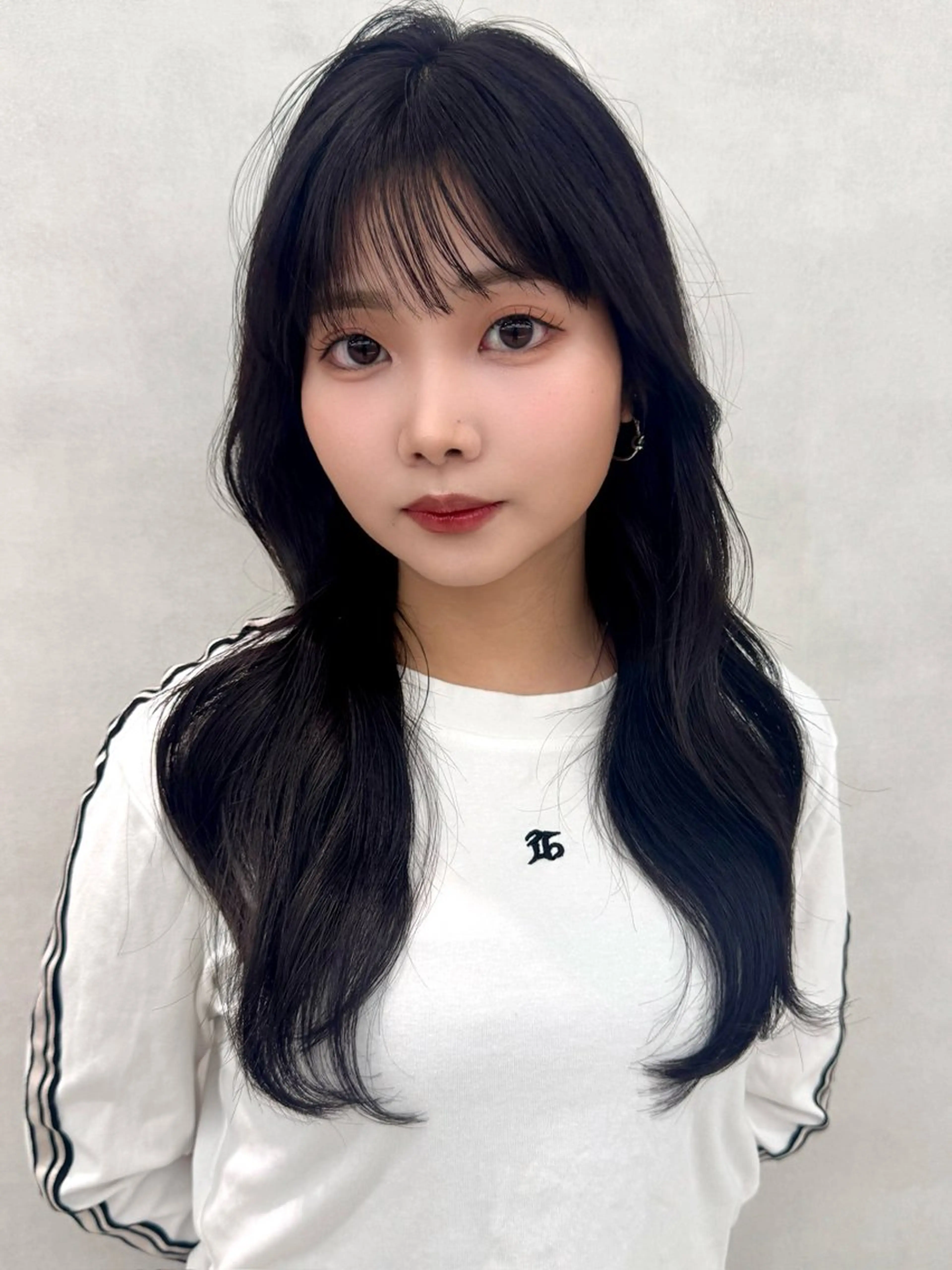セミロング カット 縮毛矯正 🇰🇷韓国ヘア🤍 副店長/栗田のヘアスタイル