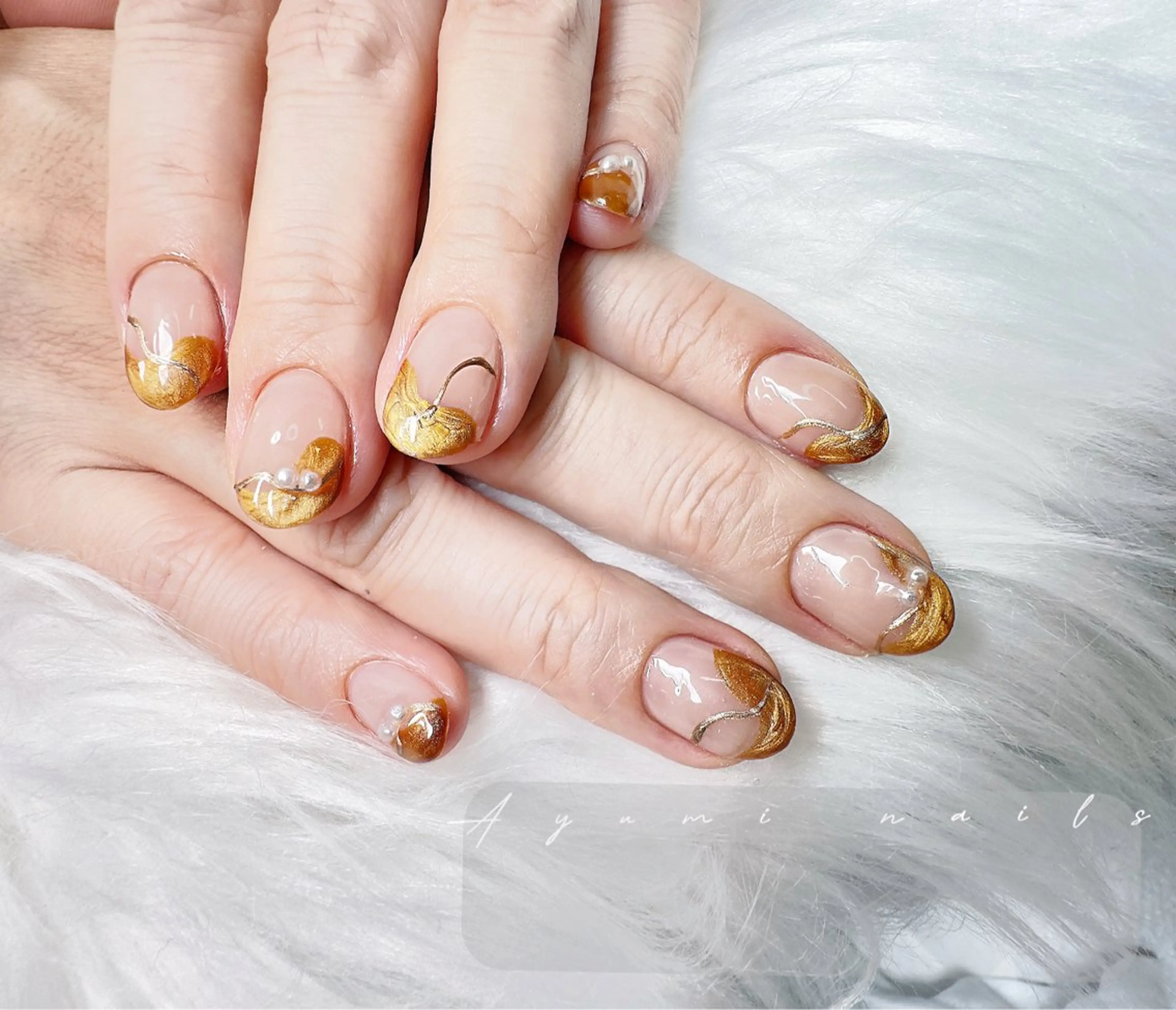 ネイル YUMI ニュアンスnailsのネイルデザイン