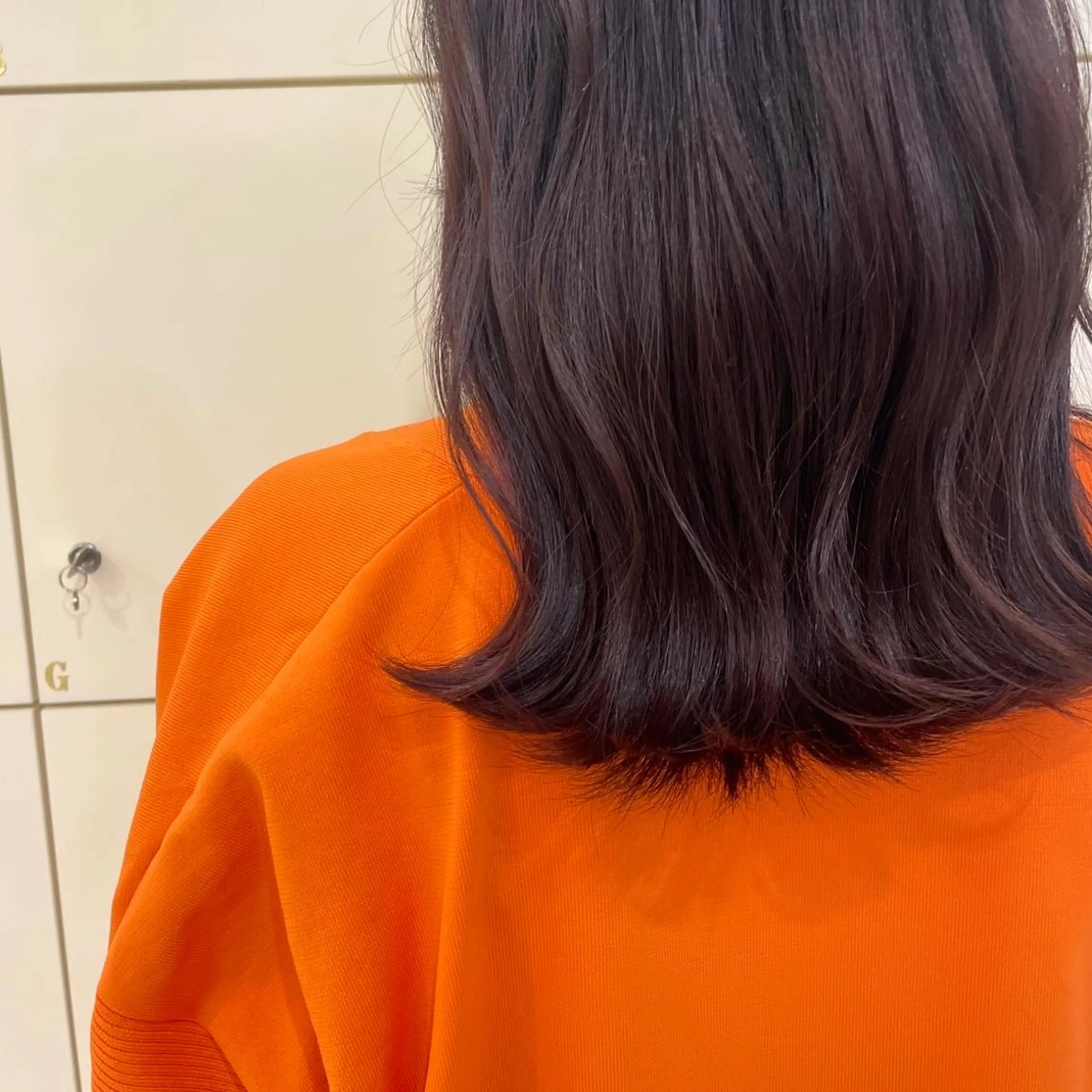 セミロング カラー ヘアアレンジ トリートメント hana✿ /透明感カラーのヘアスタイル
