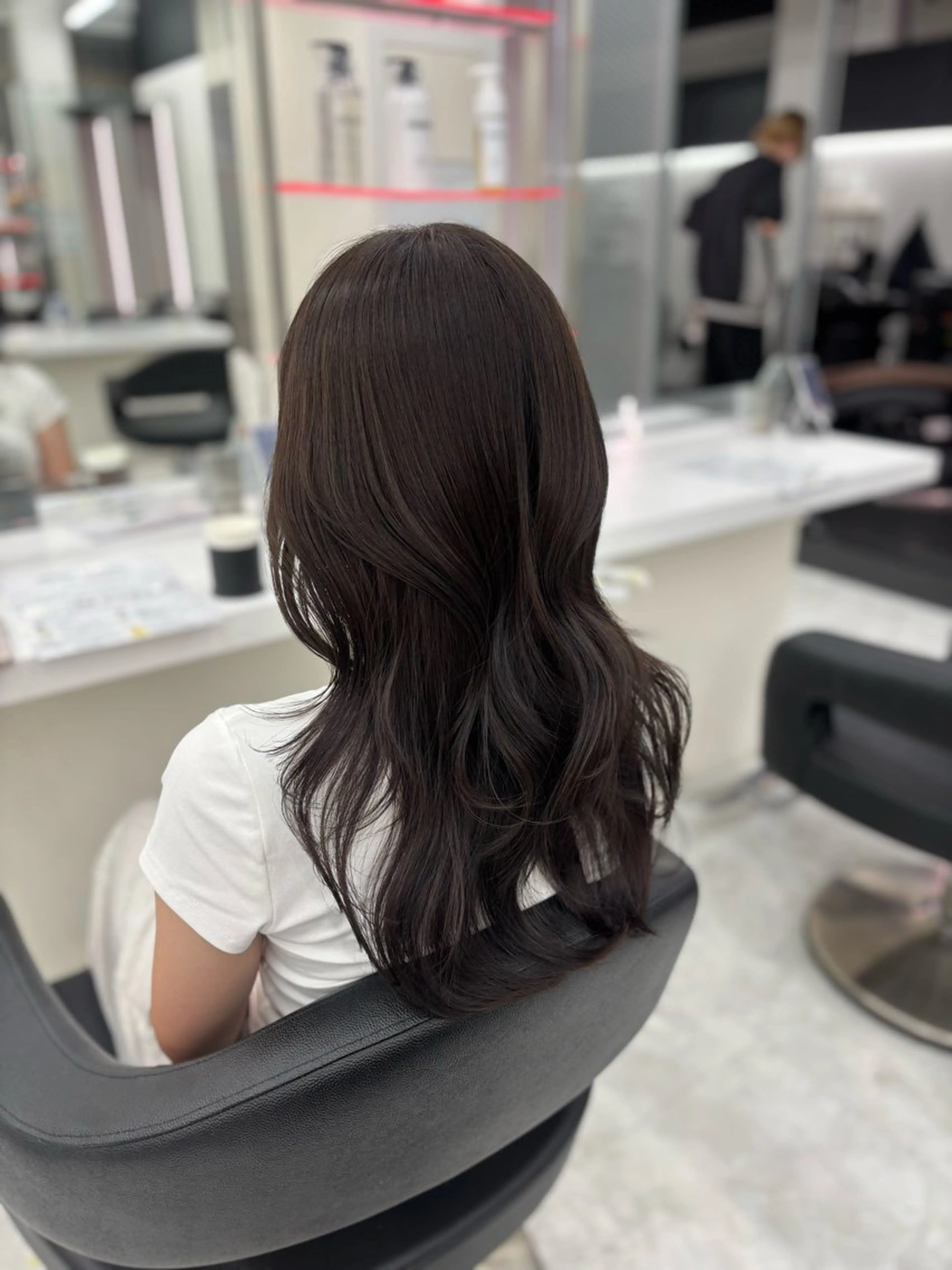 ロング カラー カット ヘアカラー 🤍レイヤー/顔周り 暖色hirari🤍のヘアスタイル