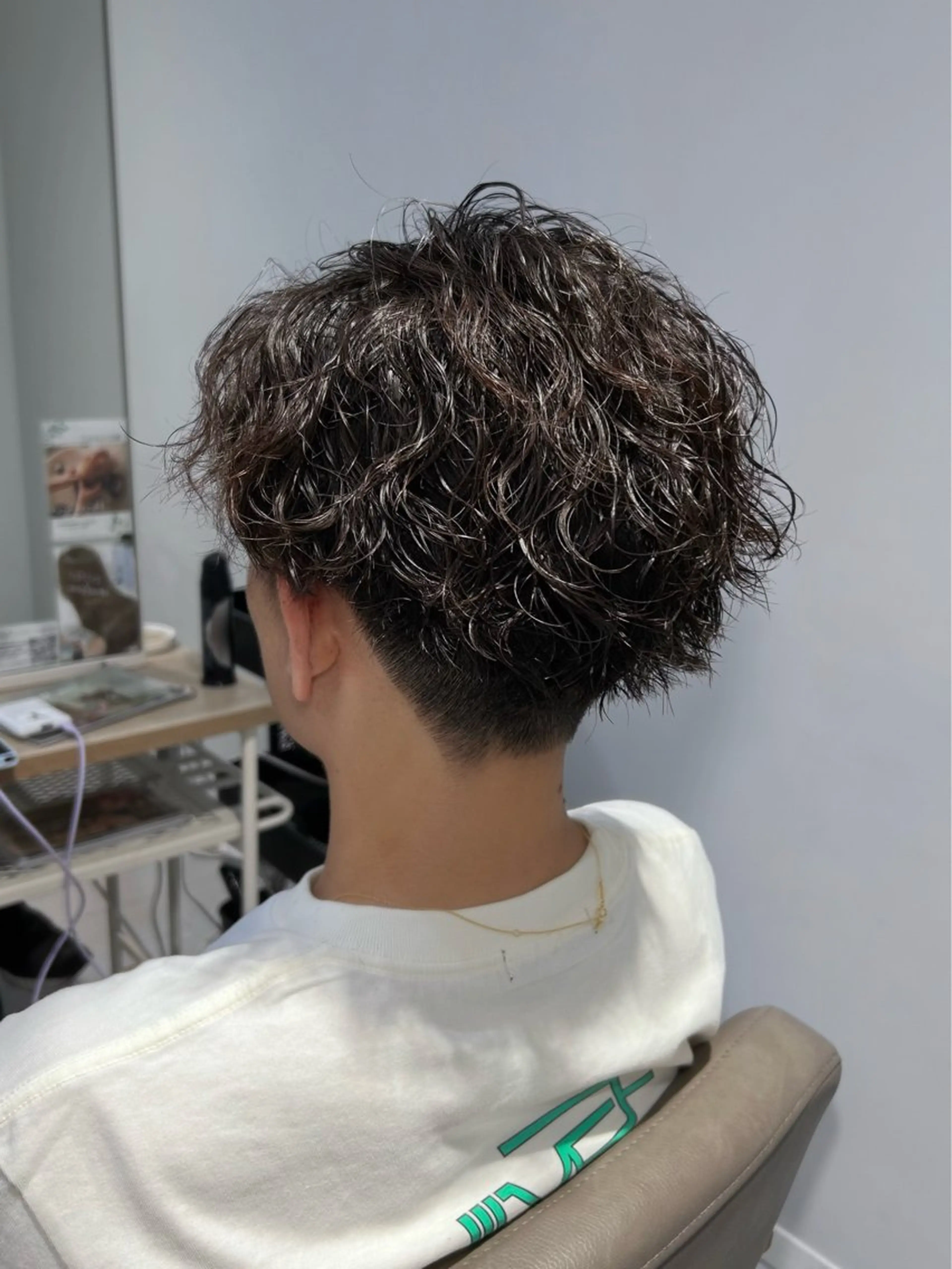 パーマ メンズ カット パーマ レイヤーカット🐺 ヒナ🩶のヘアスタイル