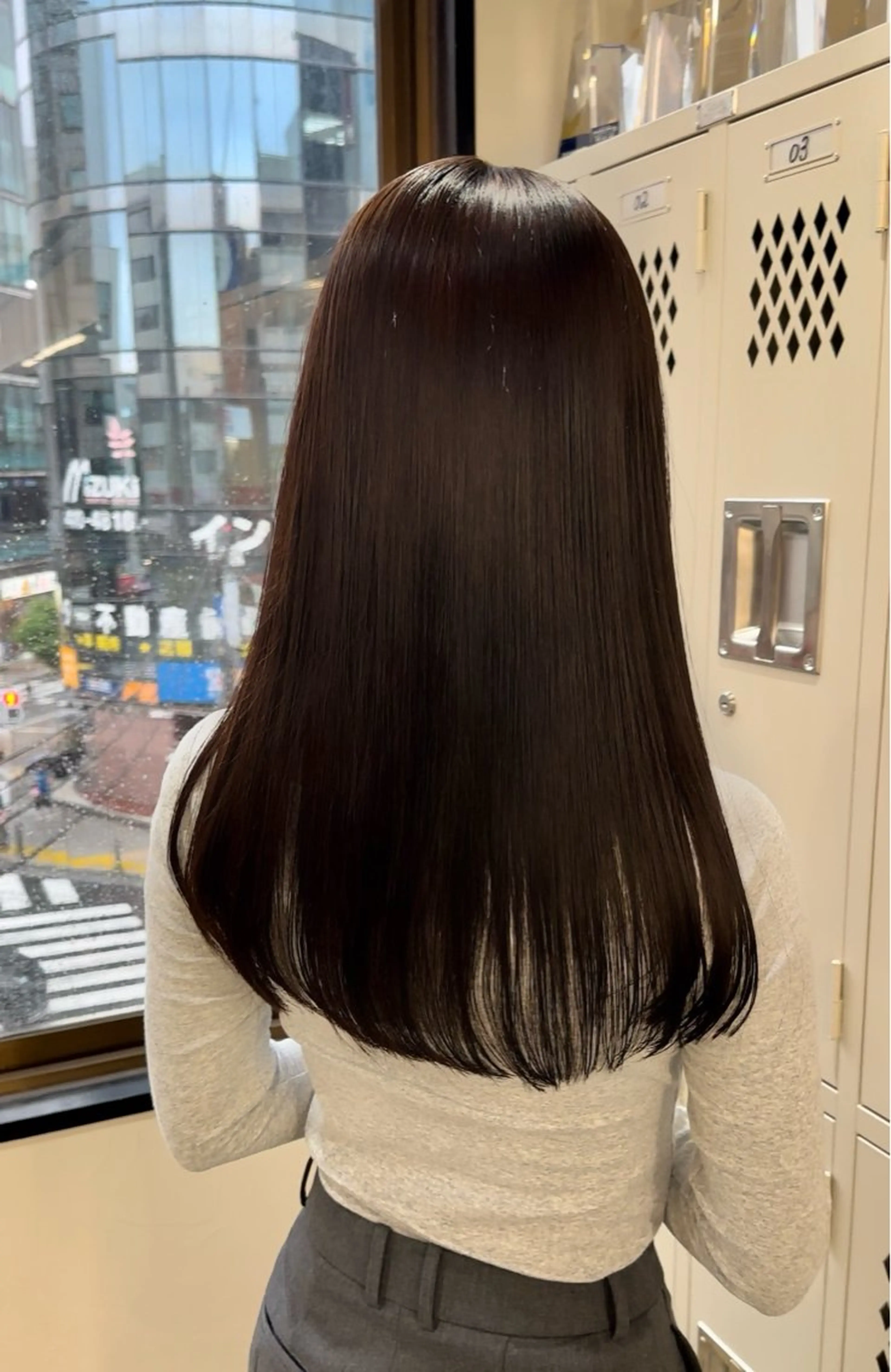 ロング 髪質改善 レイヤーカット 縮毛矯正 トリートメント カット トリートメント 髪質改善/レイヤー/ 艶髪🎀ayaneのヘアスタイル