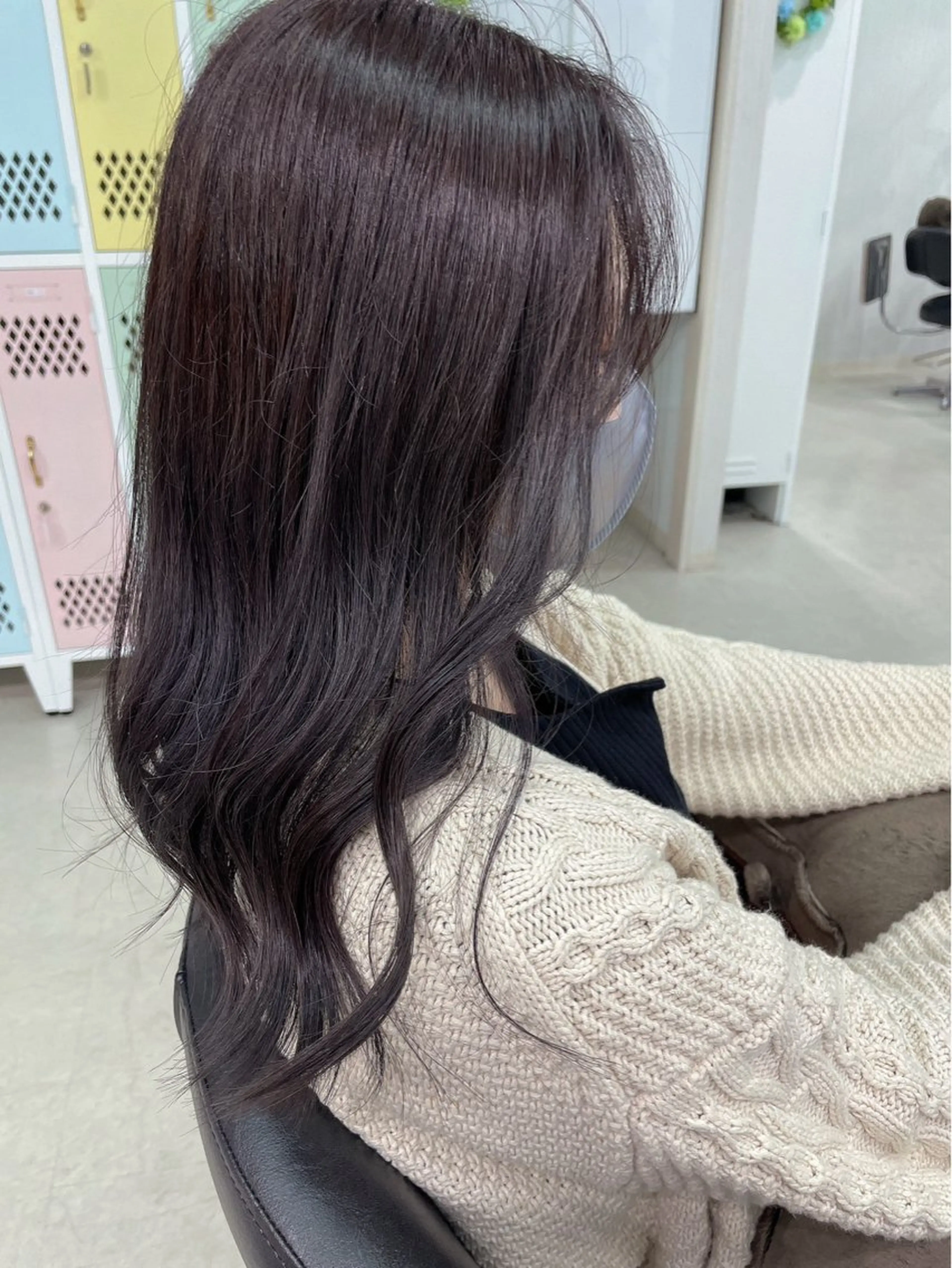 ロング カラー レディースカット無料 🎀yuikaのマツエク・マツパデザイン