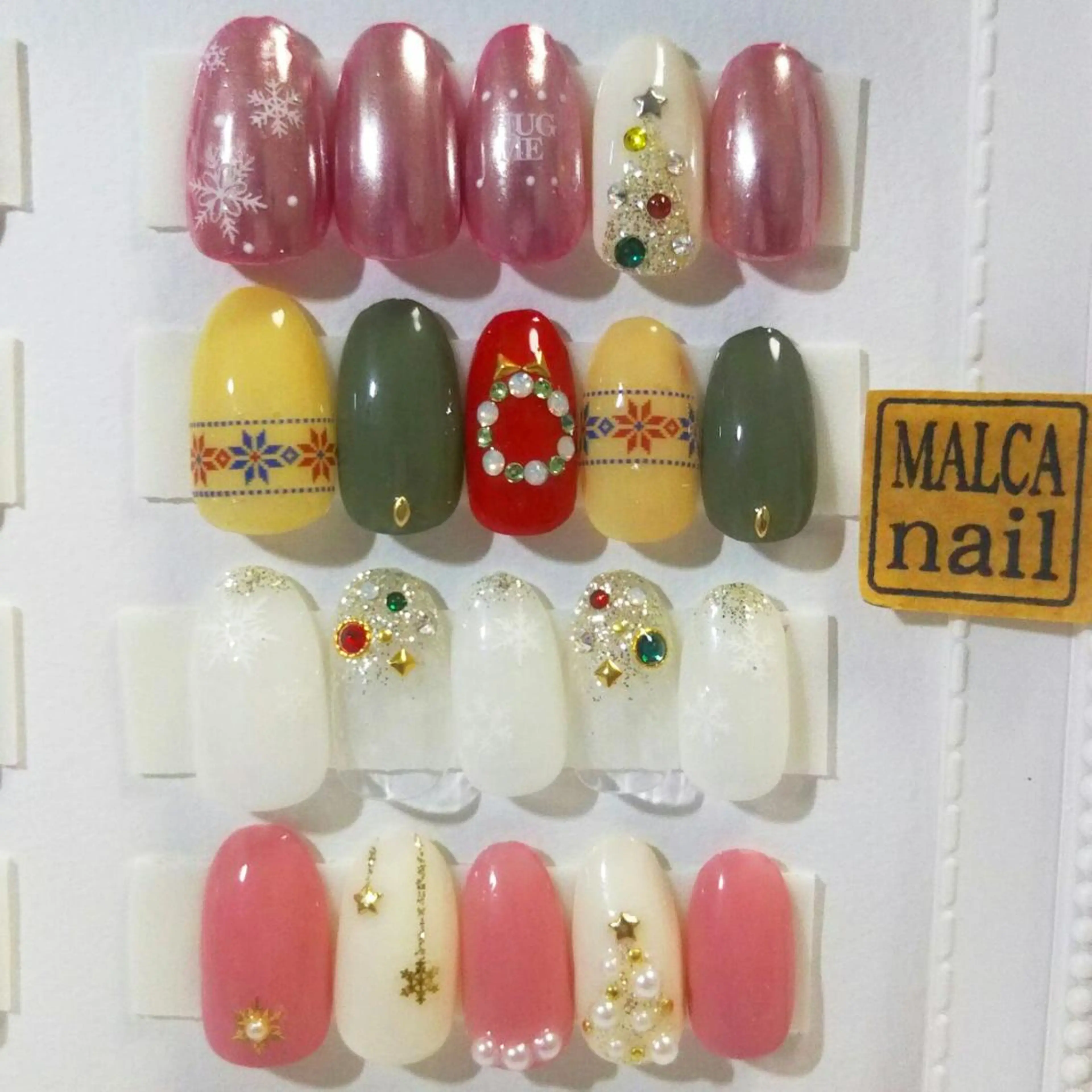 ミディアム カラー マツエク・マツパ キッズ パーマ ヘアアレンジ ネイル MALCAnail(マルカネイル)所属・荒木 莉奈のネイルデザイン