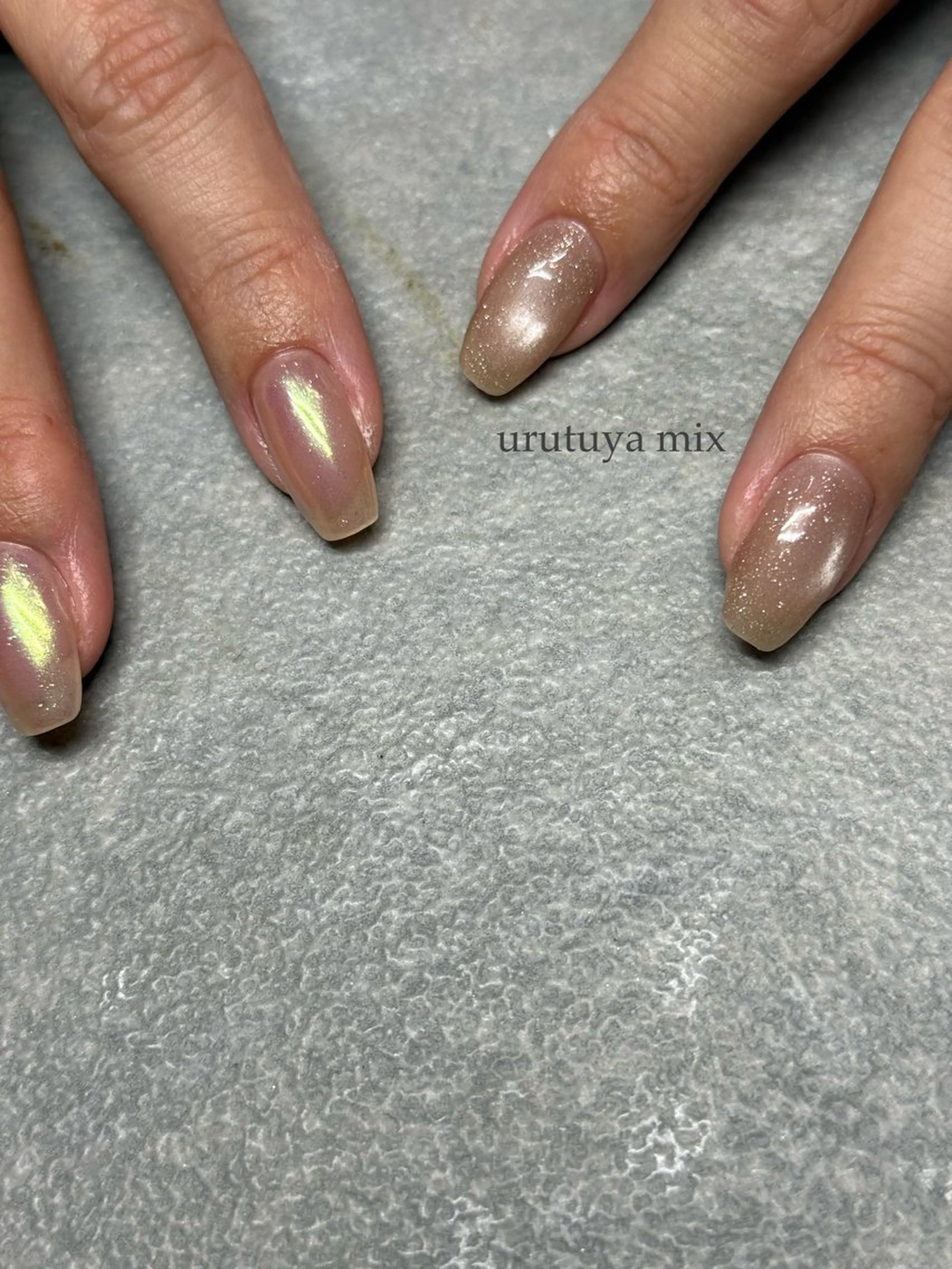 ネイル 氷ネイル・うるうるネイル キラキラネイル ハンドネイル フットネイル kiii.__ ✴︎*のネイルデザイン