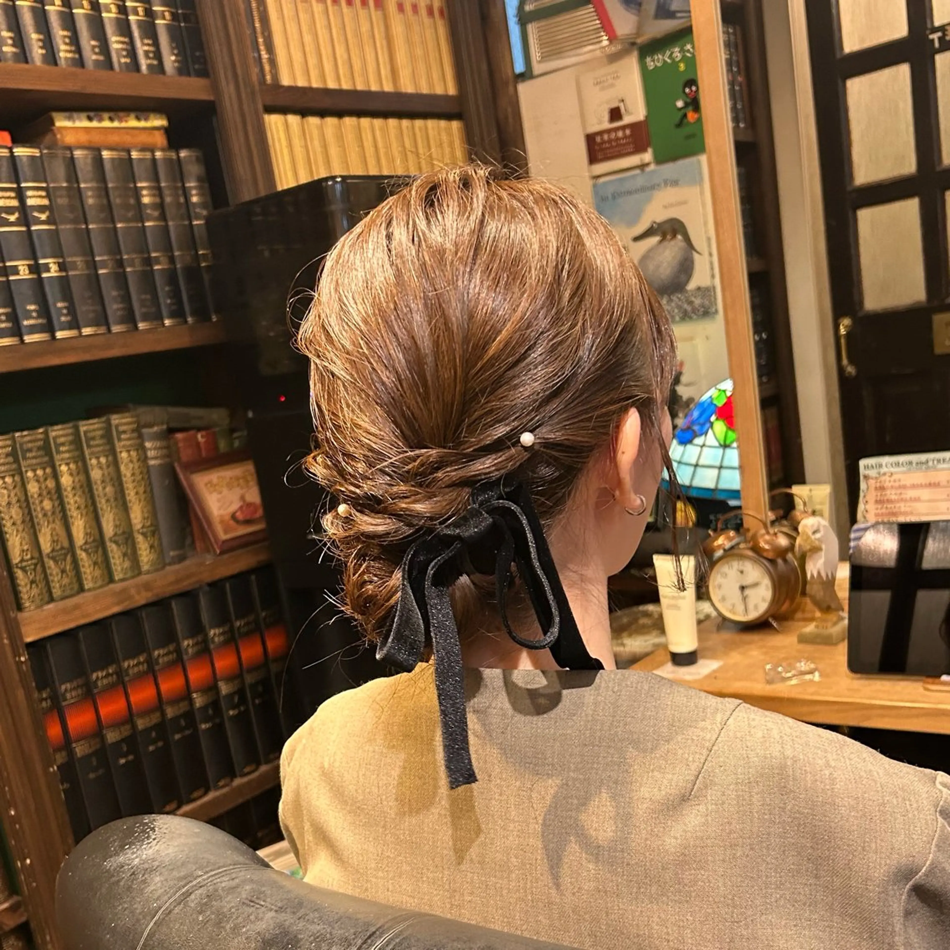 ミディアム ヘアアレンジ 結婚式・ブライダル ヘアセット BRITS 渡辺 菜々子のヘアスタイル