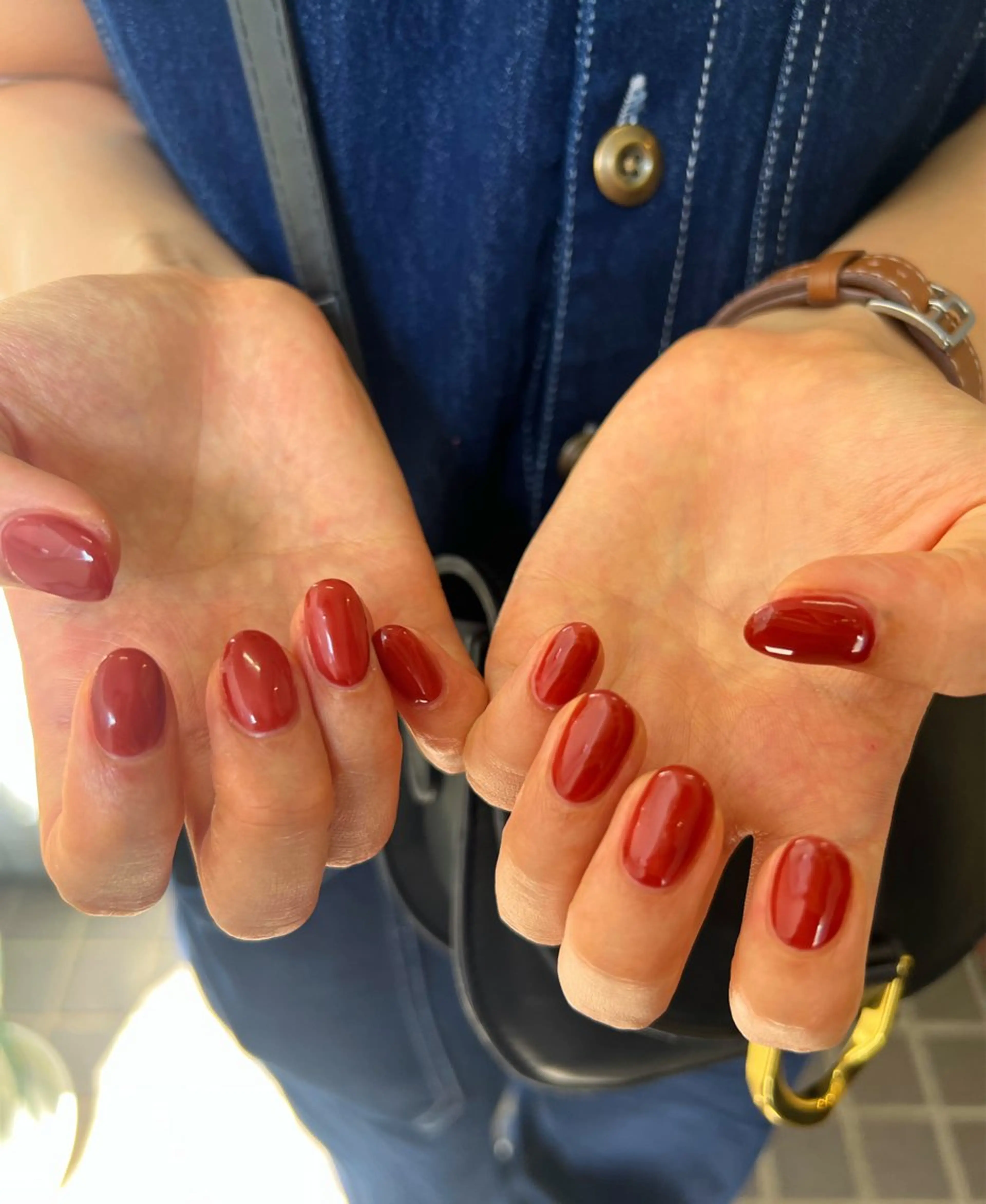 ヘアアレンジ メンズ ネイル アイブロウ 眉カラー ワンカラーネイル ハンドネイル ヘアメイクネイリスト 💄💅hidemiのネイルデザイン
