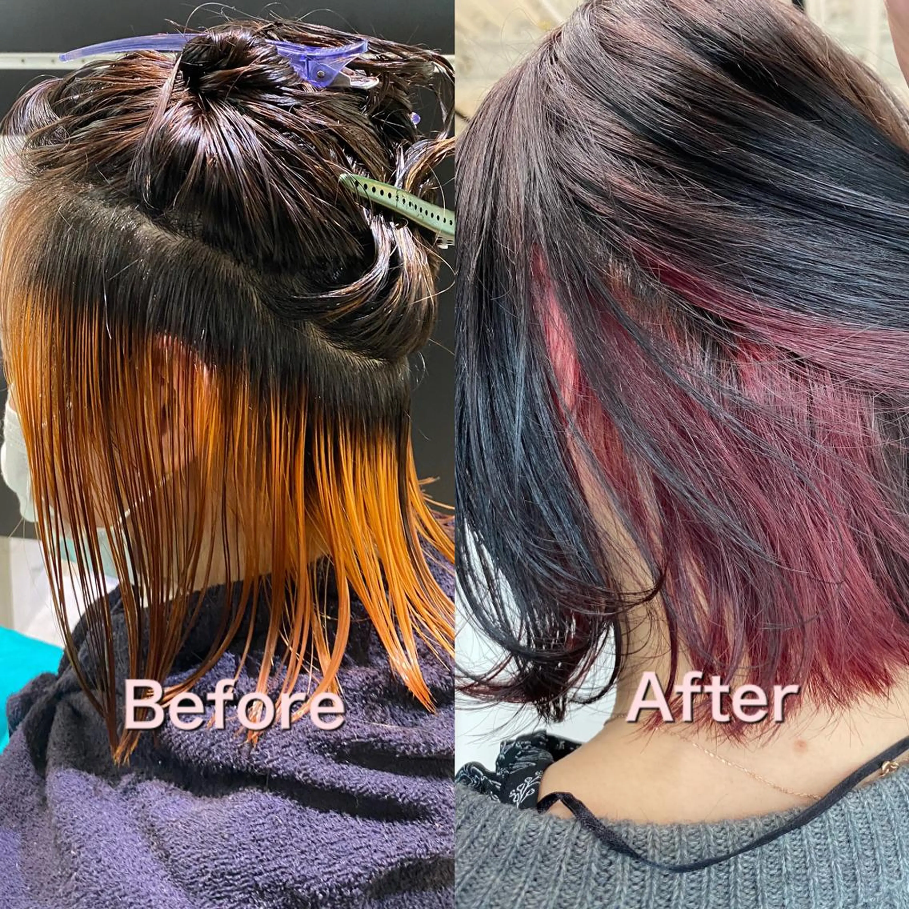 ミディアム カラー カット ヘアカラー AVANCE京橋所属・ハイトーンヘア/ 島崎　タクミのヘアスタイル