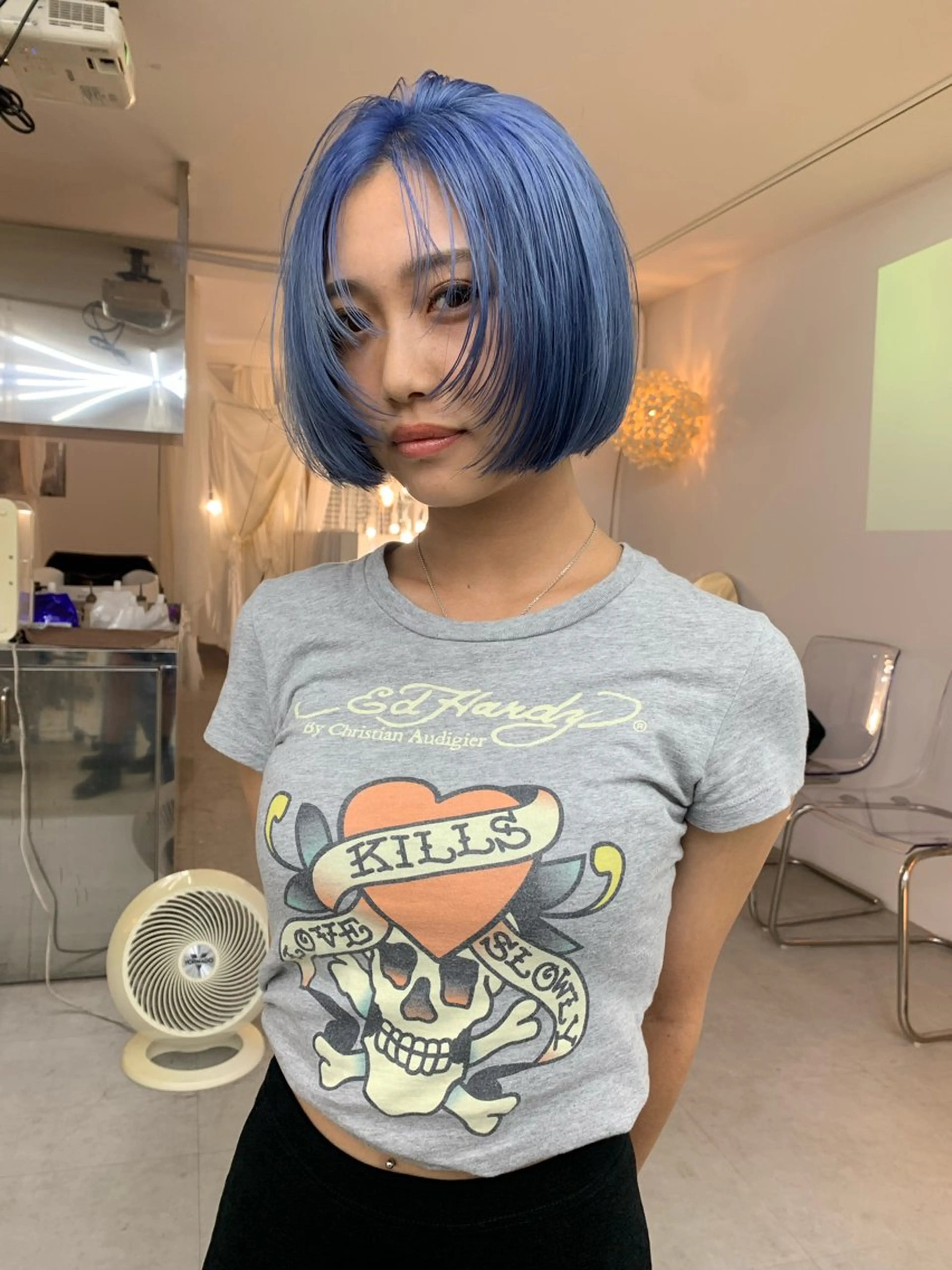 ショート カラー 顔まわりレイヤー レイヤーカット 早川 豪のヘアスタイル