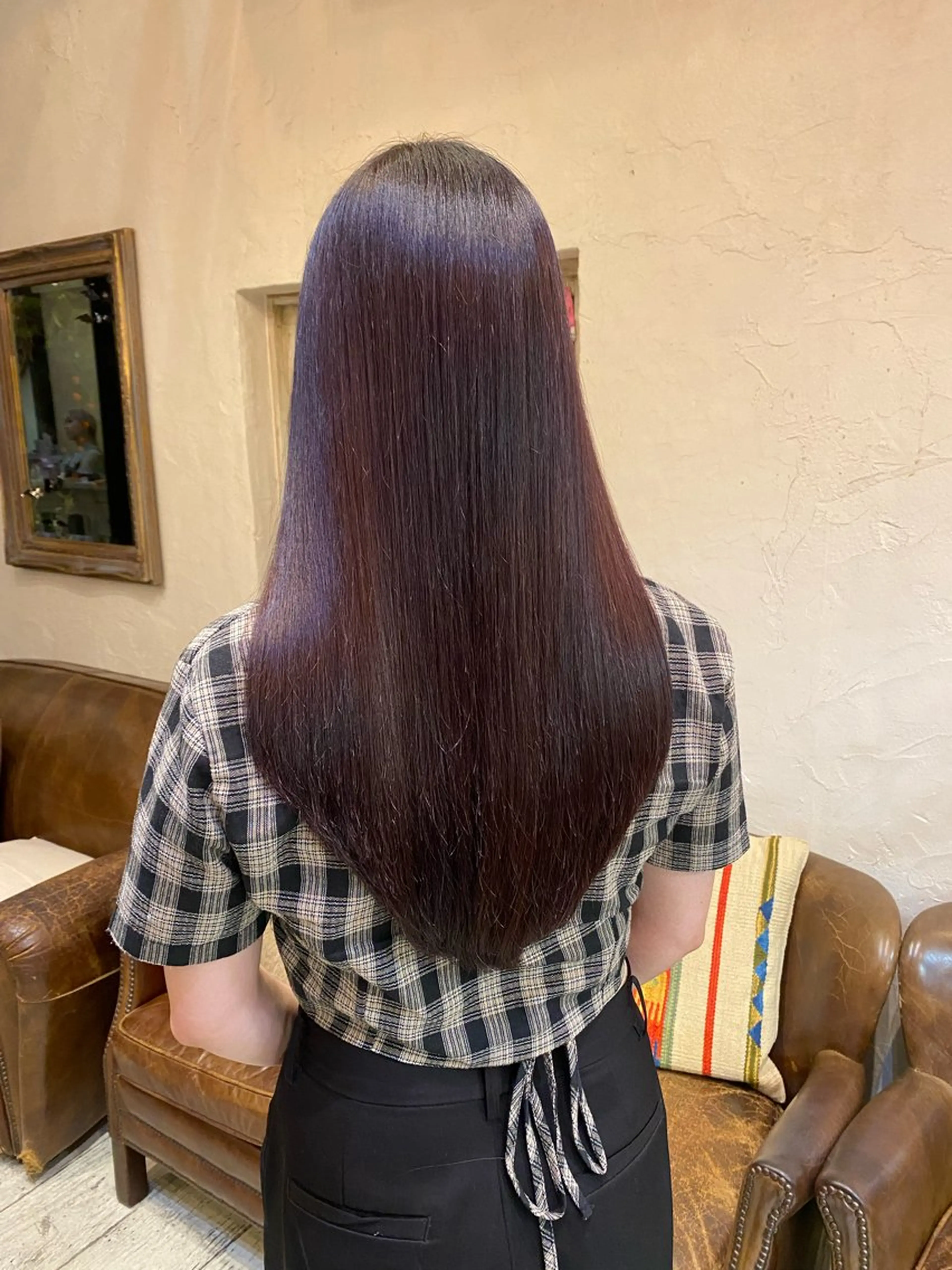 ロング Belle 並木通り店所属・rena/ パーマ/カラーのヘアスタイル