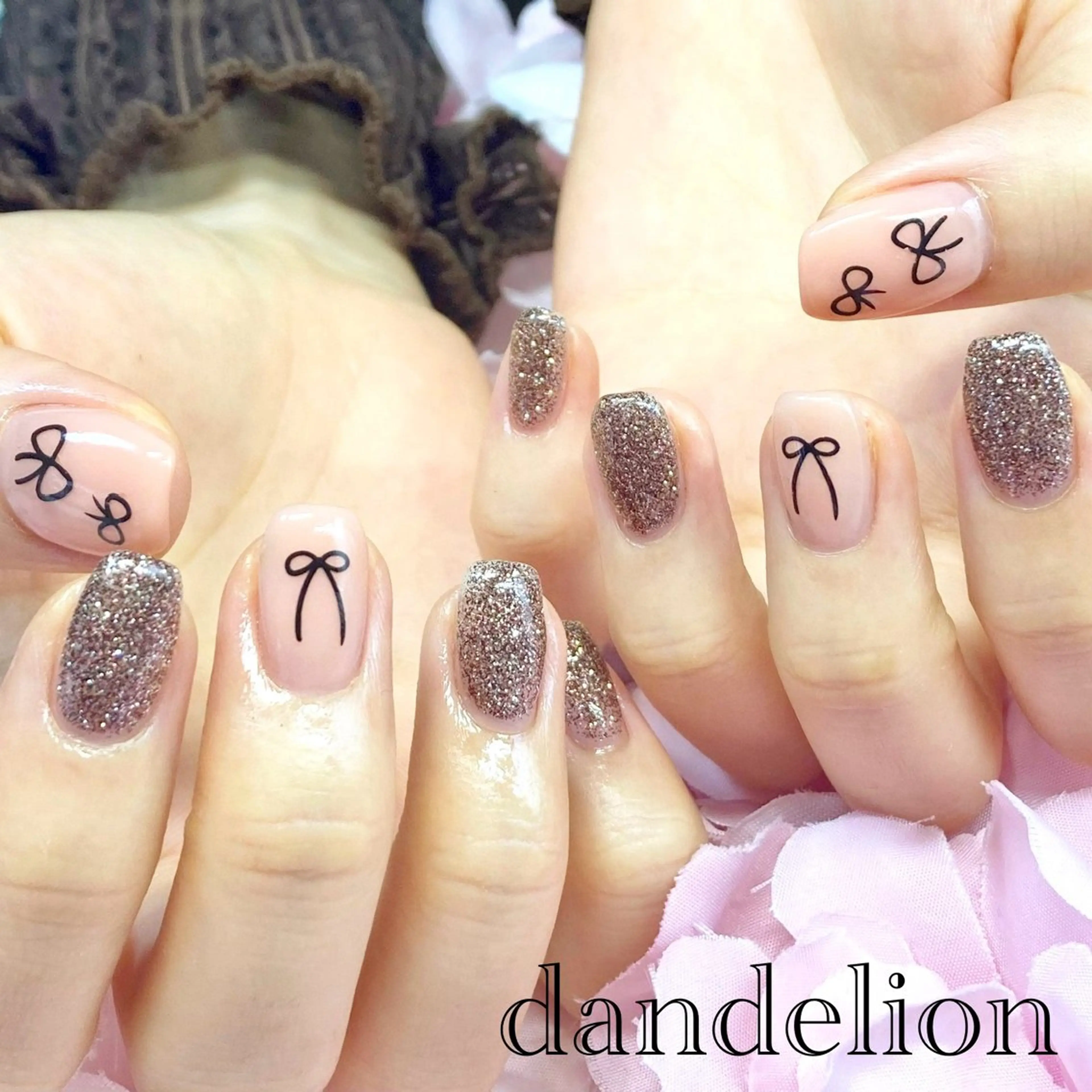 ネイル ハンドネイル ハンドケア dandelion ダンデライオンのネイルデザイン