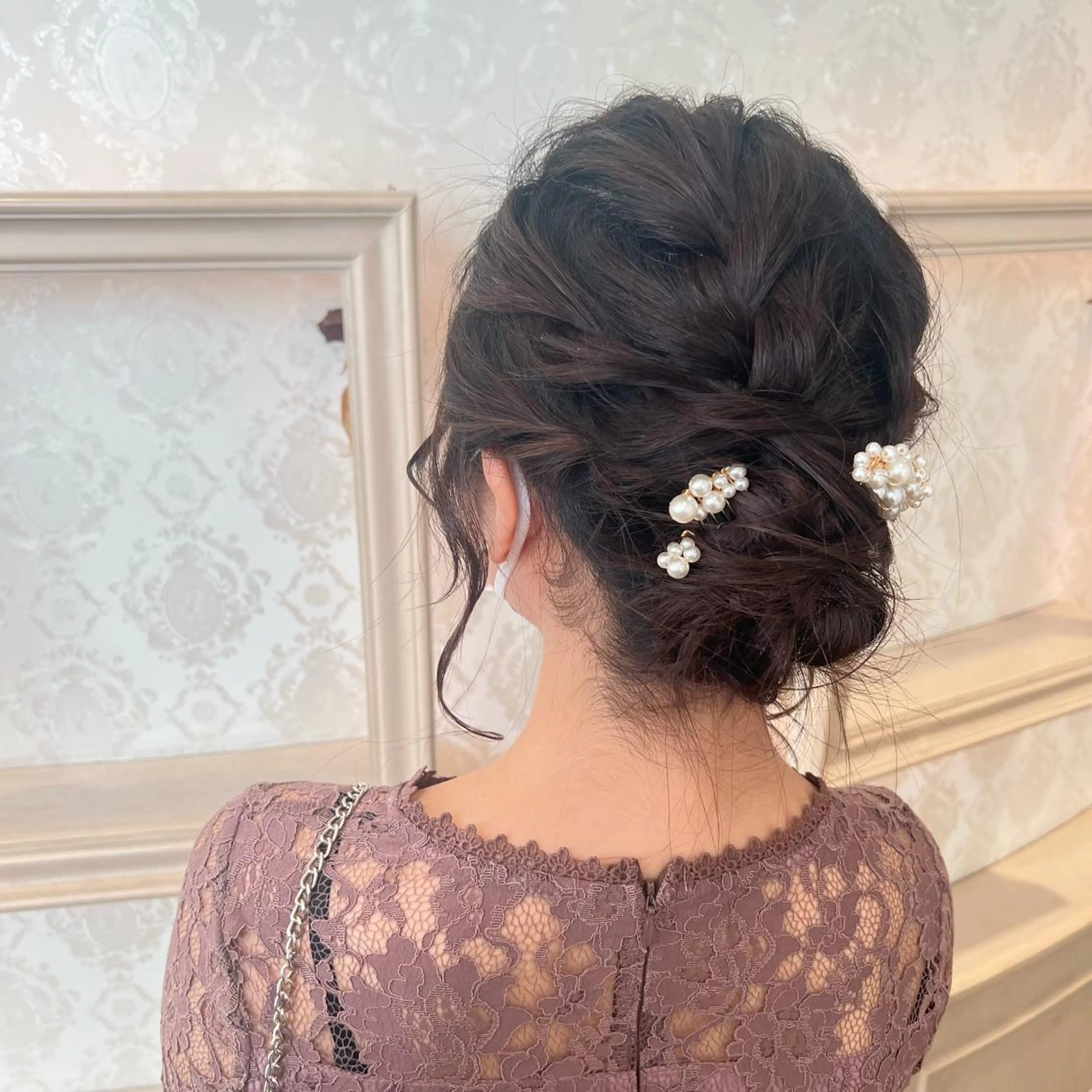 ロング ヘアアレンジ ヘアセット SALOWIN川崎WEST店所属・🌷川崎/アレンジ/ 暖色ボブ/コトネ🌷のヘアスタイル