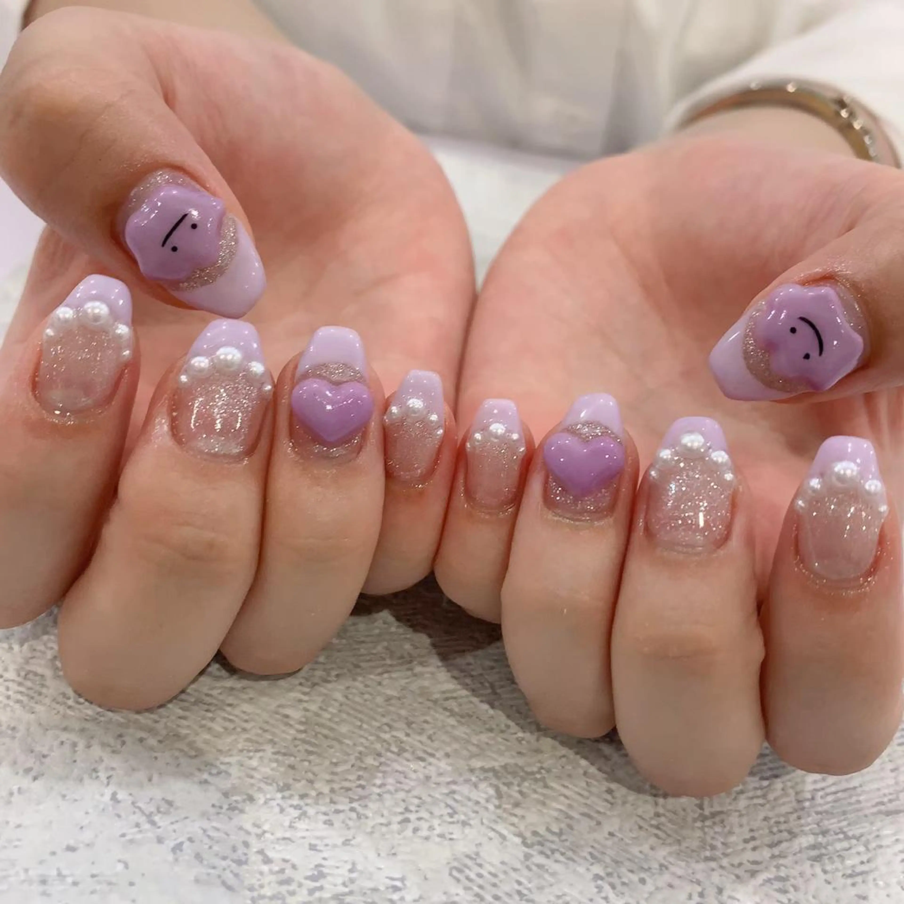ミディアム ネイル cho nailのネイルデザイン