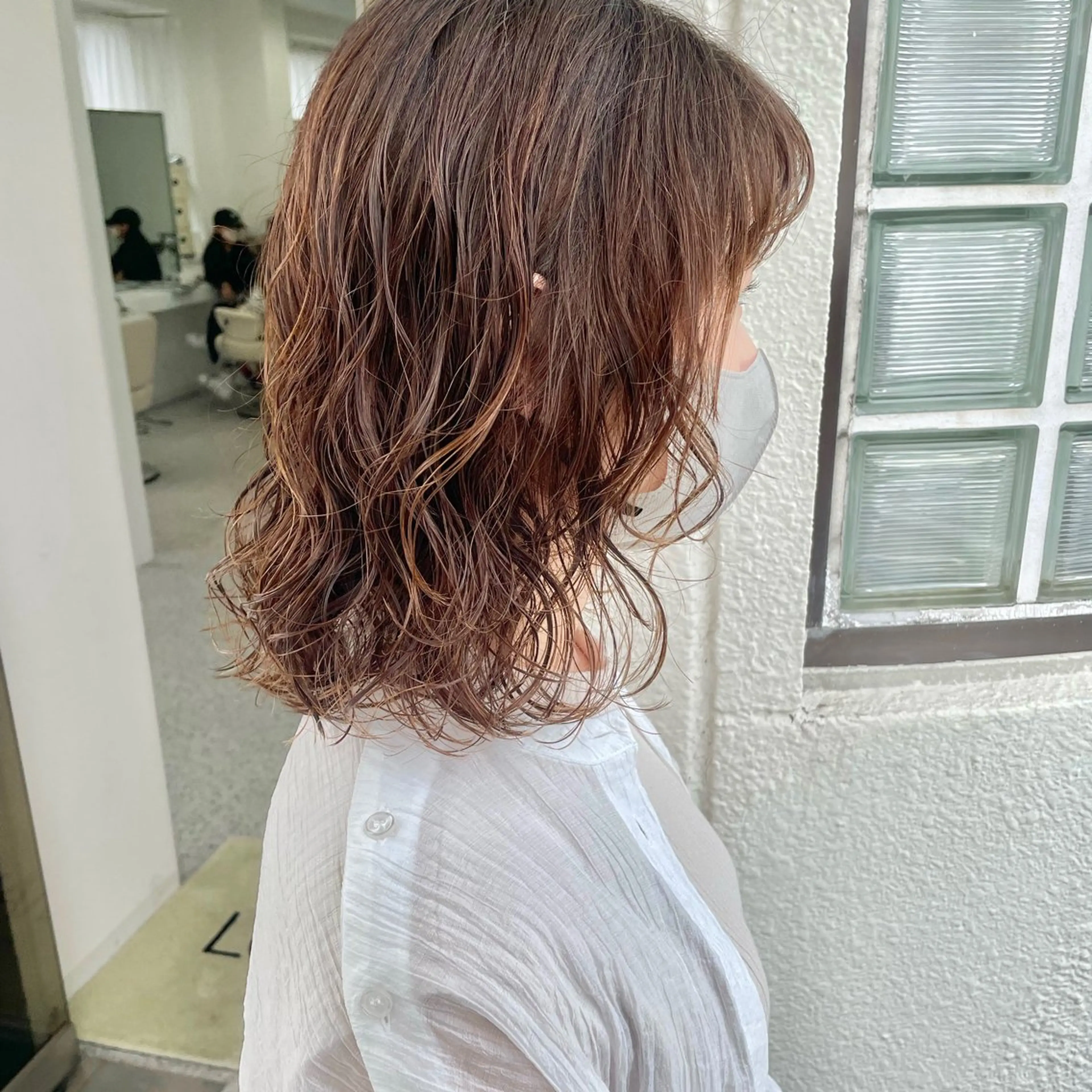 似合わせカット+ニュアンスカジュアルパーマの写真