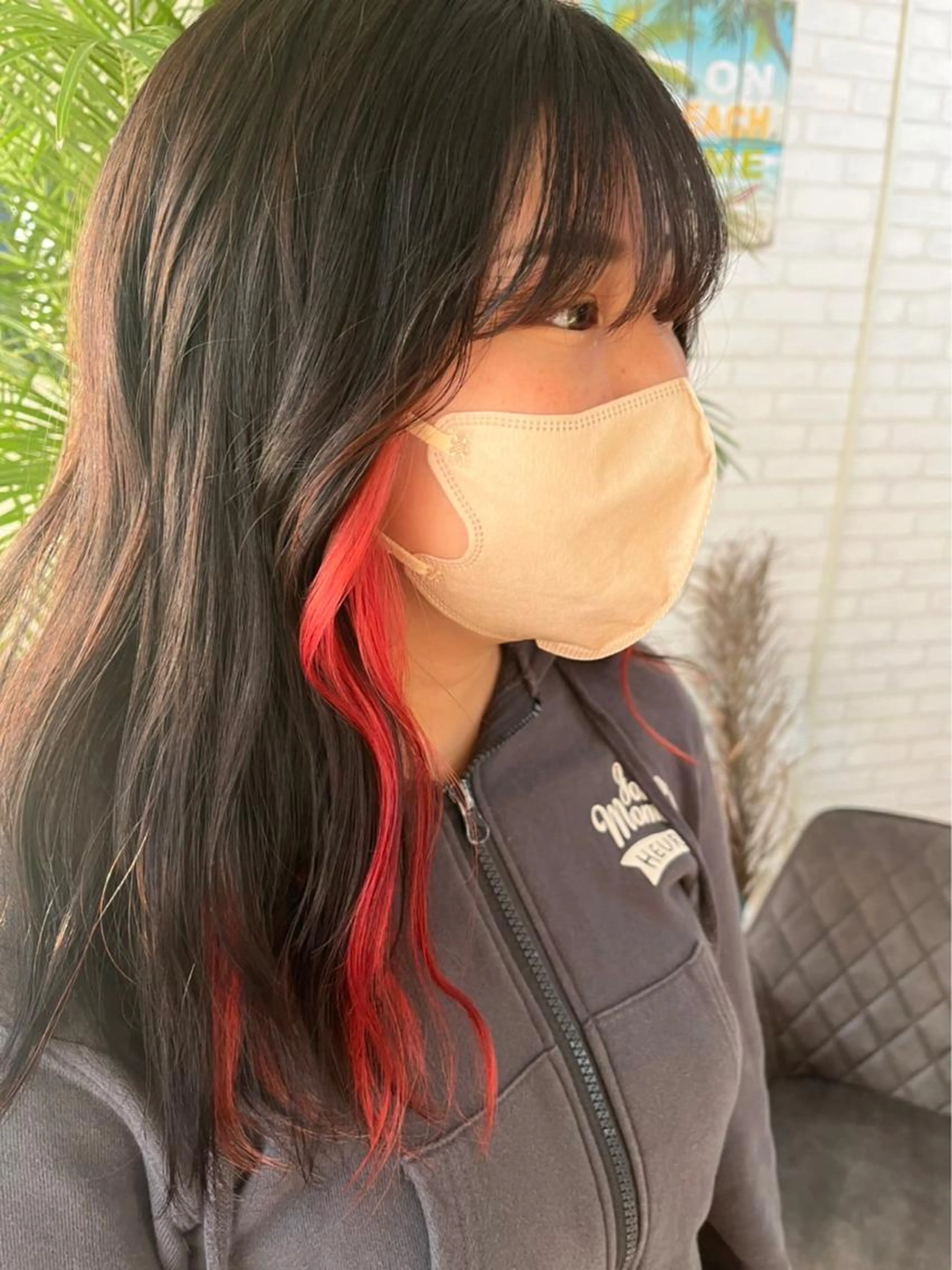 ✨インナーカラーをエクステで10本✨（カラー無しのエクステのみ）の写真