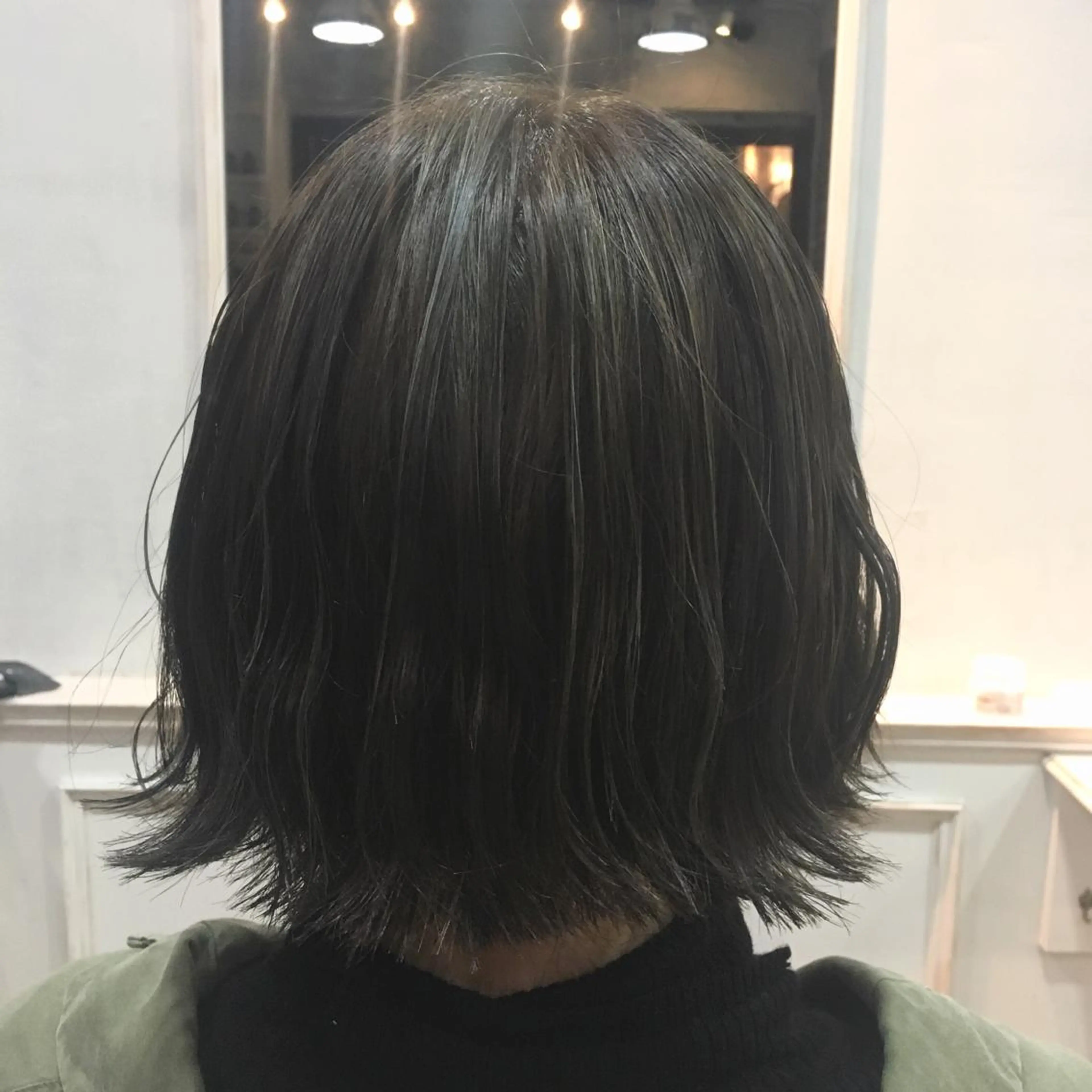 カラー グレージュ オリーブグレージュ オリーブグレー RUKA 美容院×ネイリストのヘアスタイル