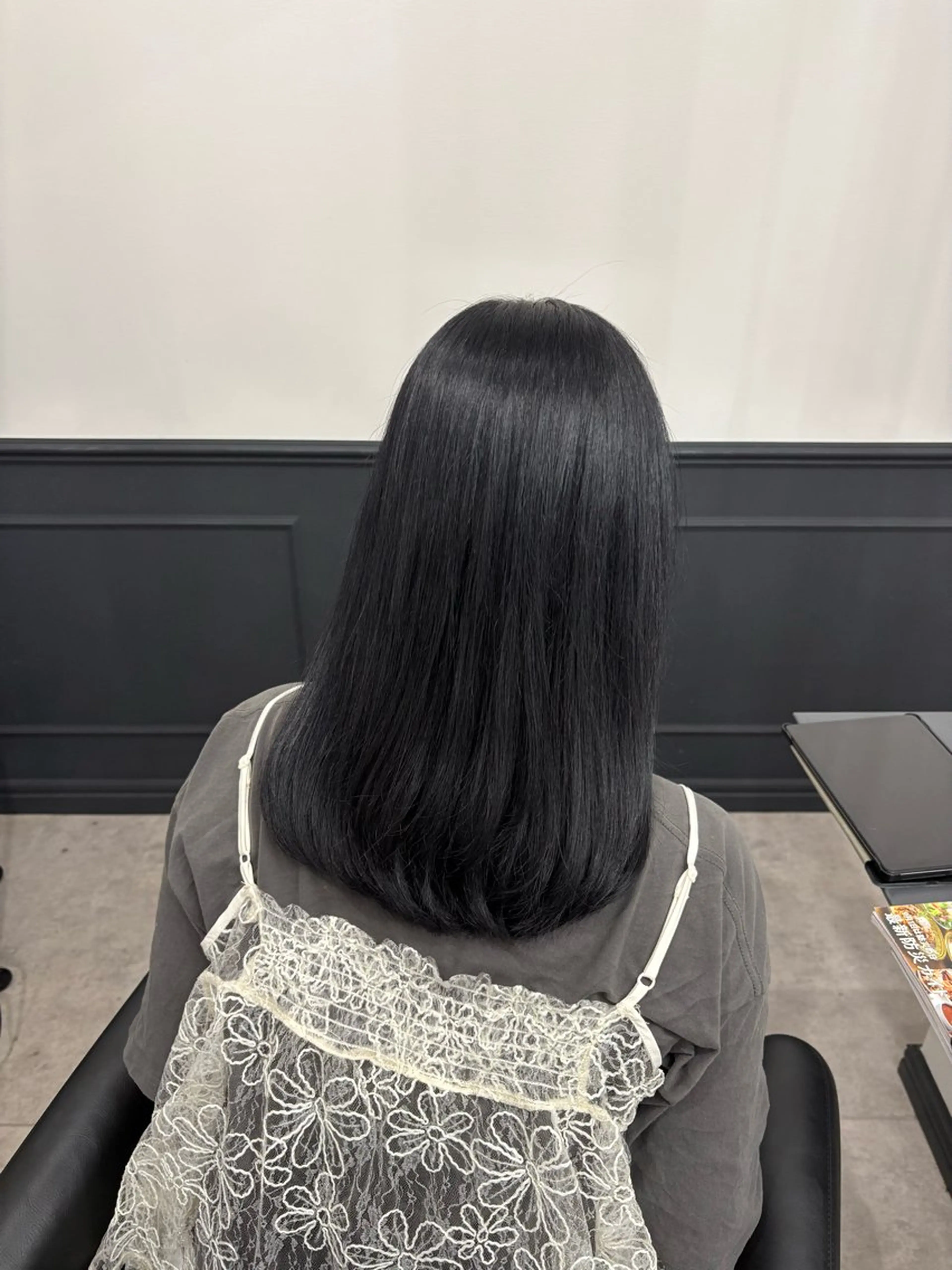 ミディアム ヘアカラー 長谷川 さくらのヘアスタイル