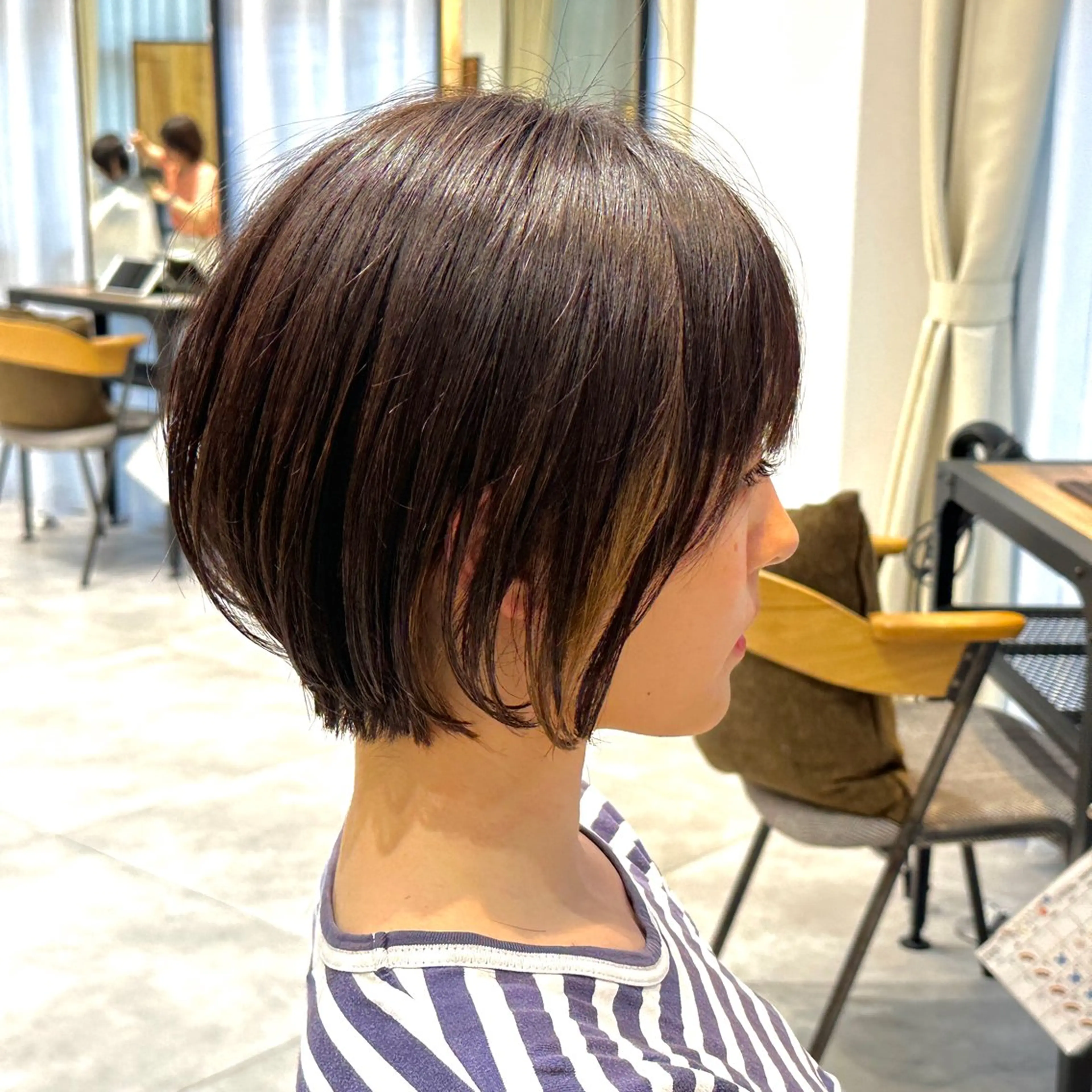 ショート GO TODAY  NU茶屋町所属・白石晃樹/縮毛矯正/ 髪質改善/ストレートのヘアスタイル