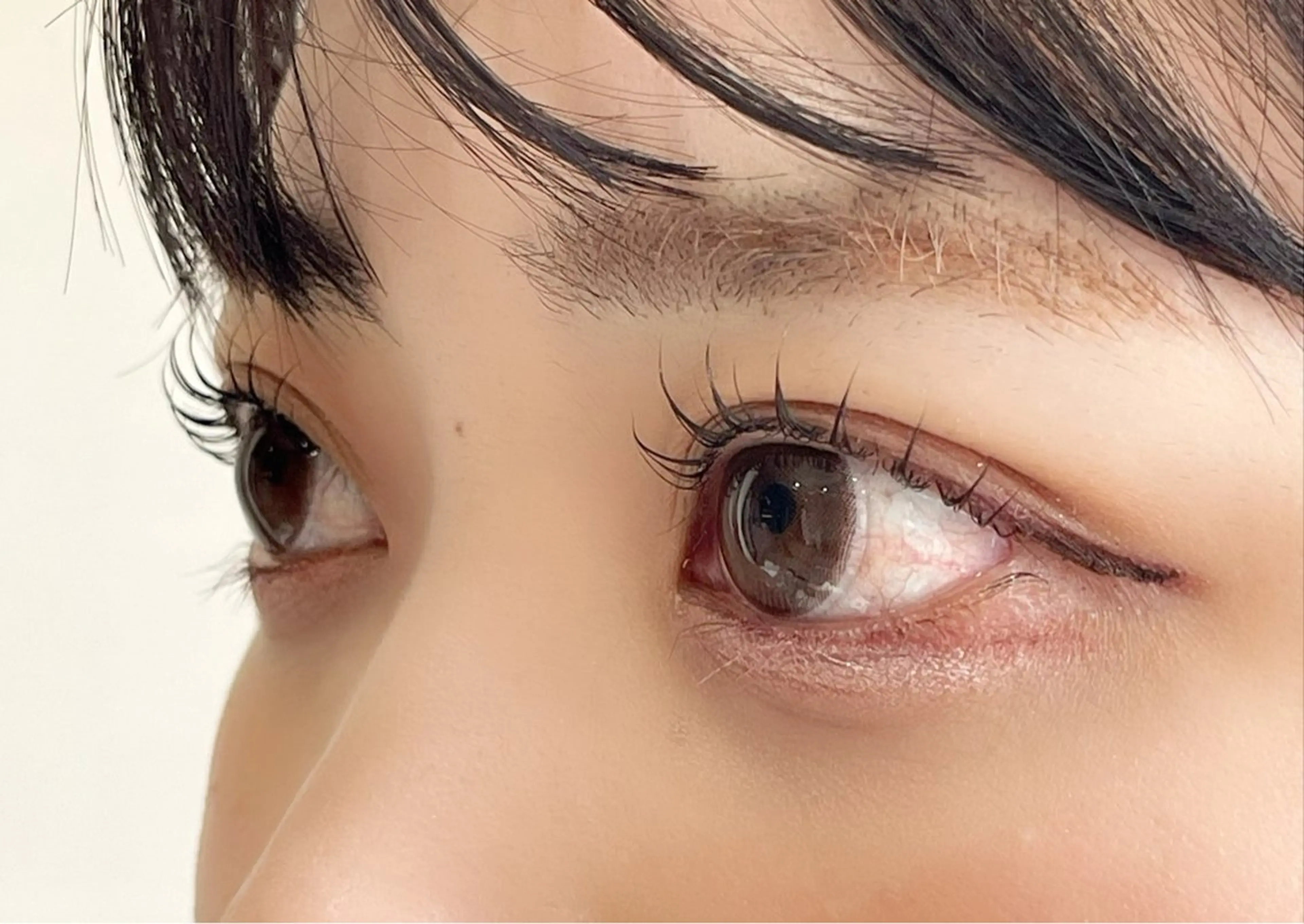 マツエク・マツパ 束感まつ毛 一重×まつ毛パーマ マツパ be_ なつきの眉毛・アイブロウイメージ
