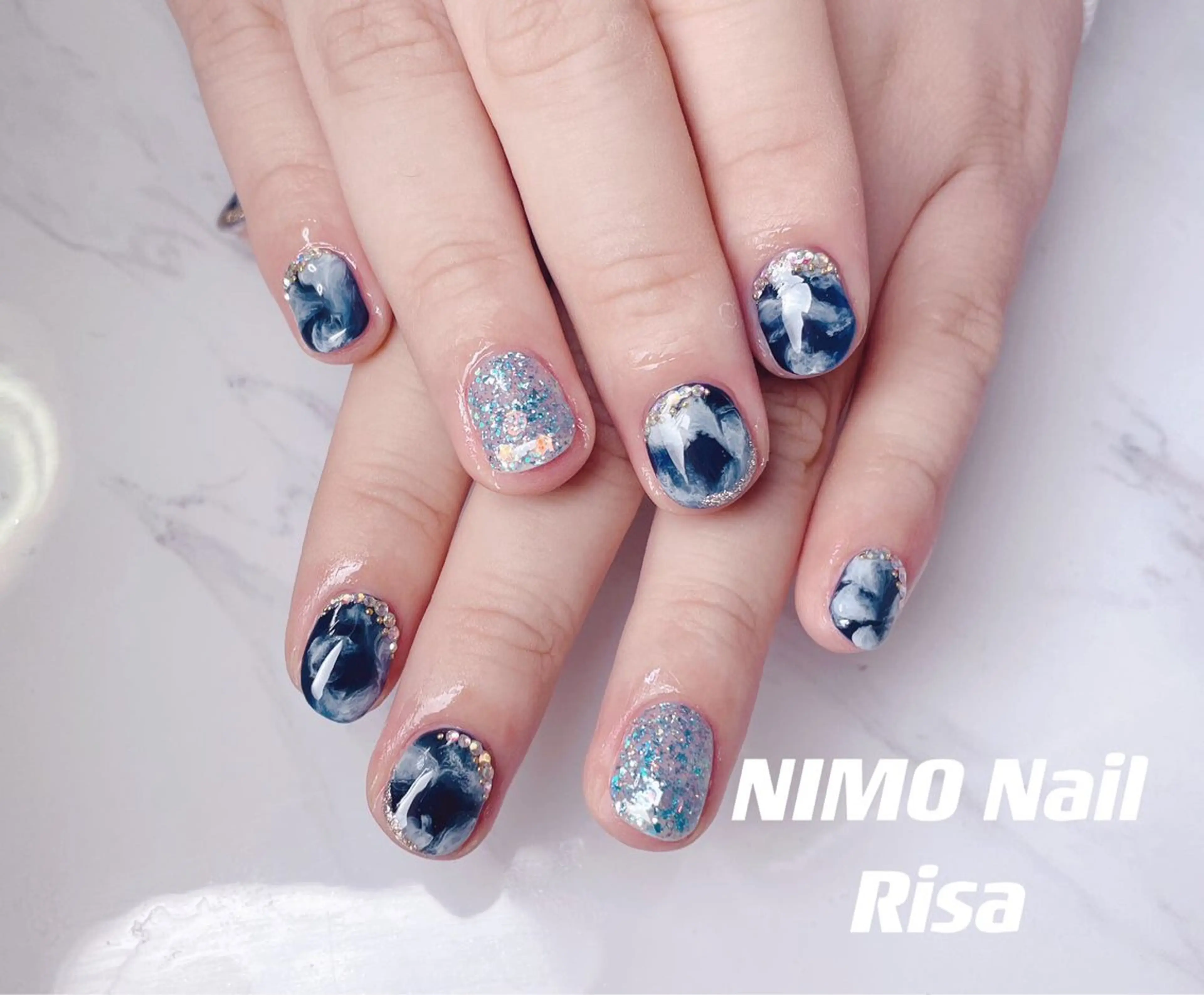 ネイル ハンドネイル RI SA☀️ リサのネイルデザイン